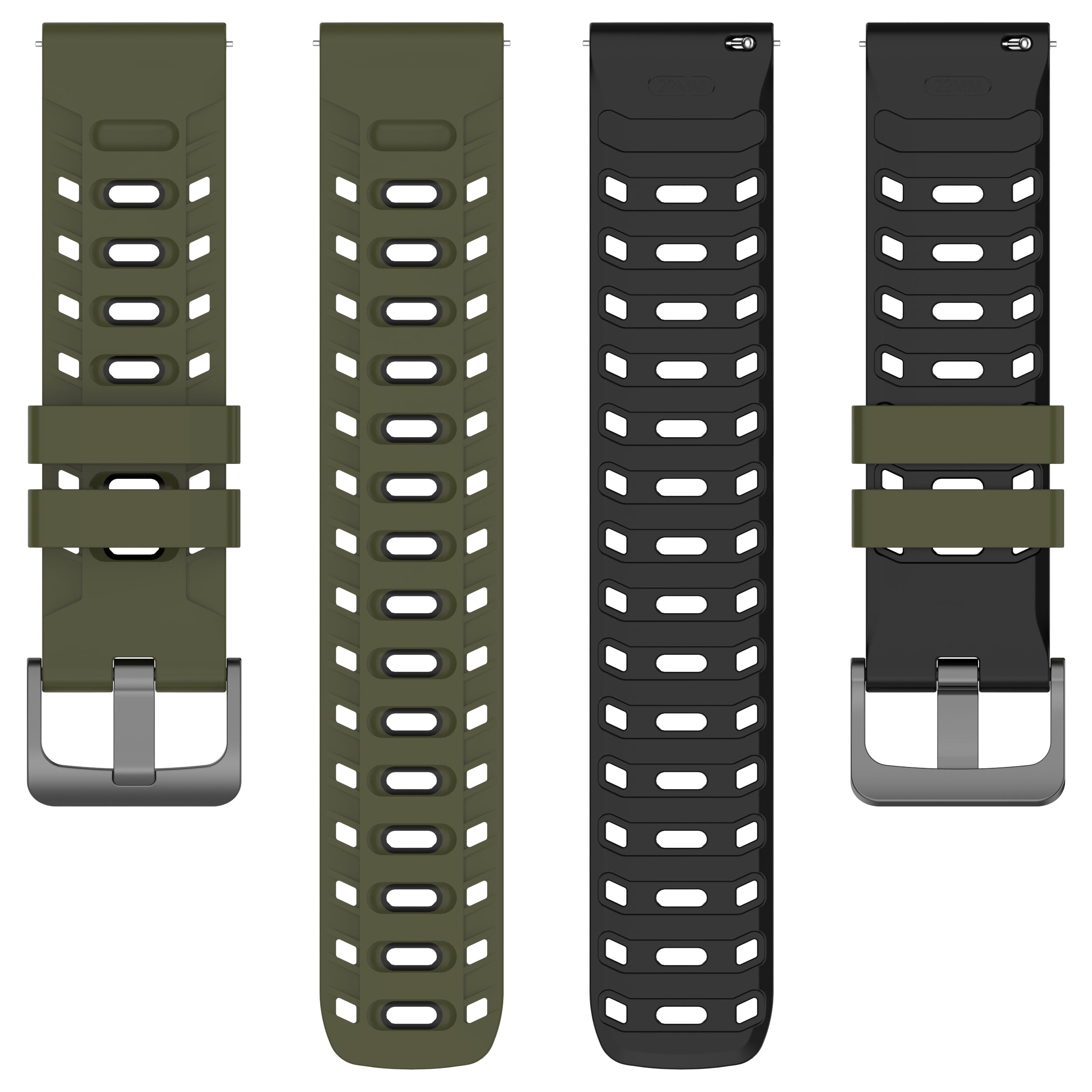 Huawei Watch GT Runner 2 Mecha Sport Strap (Army Green/Black)