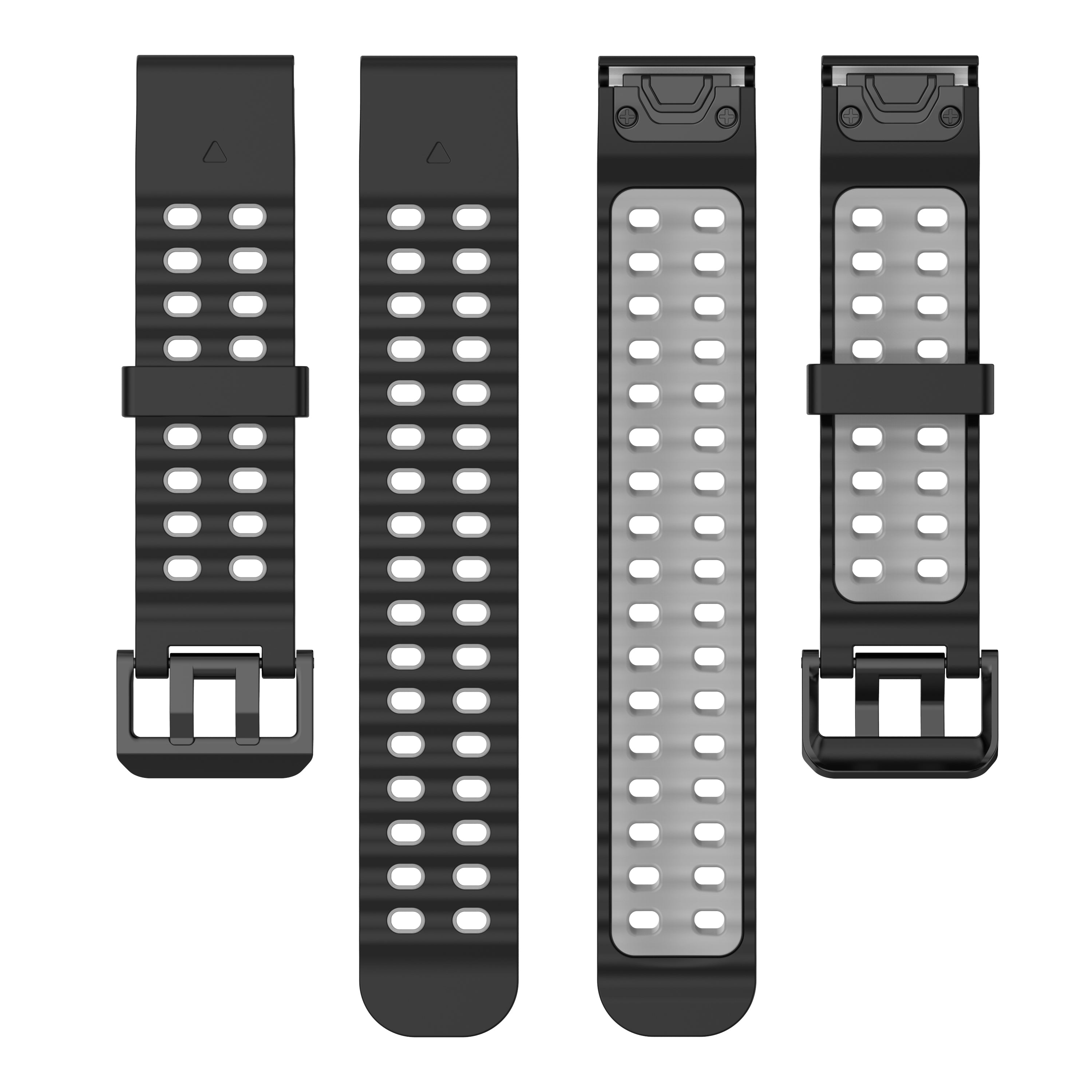 Garmin Tactix 7 Pro Wave Sport Strap (Black/Grey)