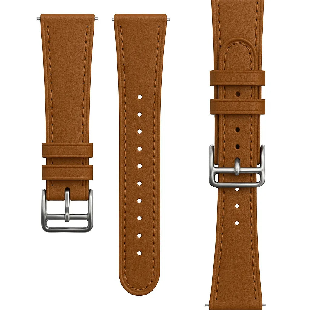 Samsung Galaxy Watch 4 Classic 42mm Leather Strap (Slim Brown)
