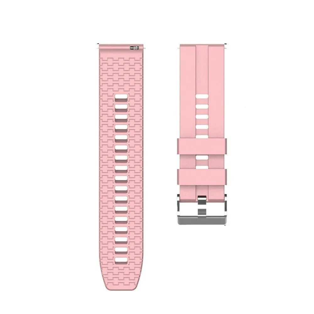 Silicone Strap 'Extreme', laid flat, separate parts, top and underside view