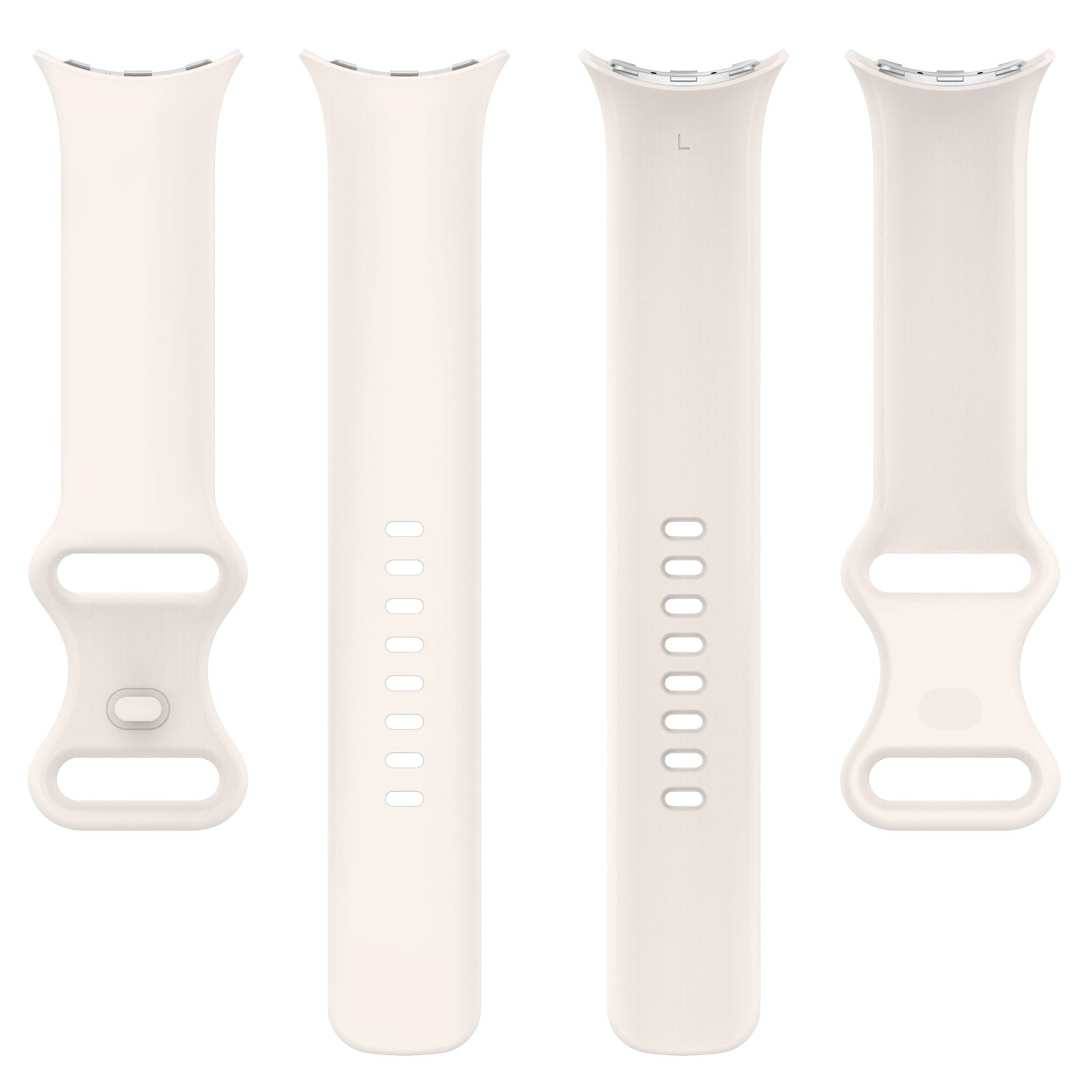 Correa silicona Google Pixel Watch 3 - 41mm Classic (blanco opaco)