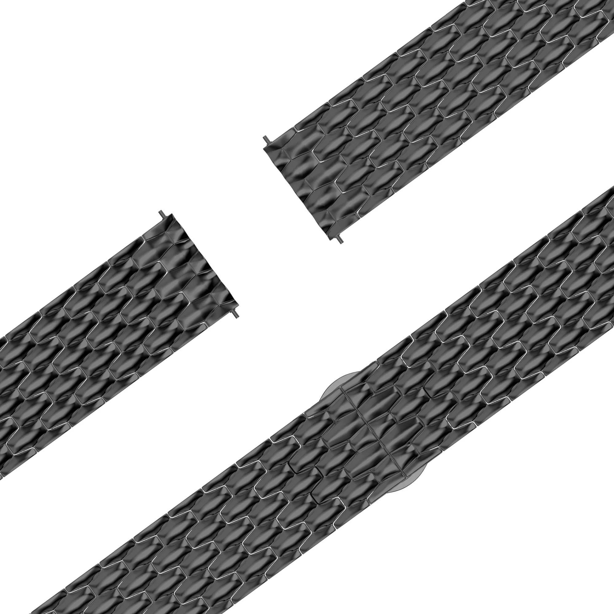 Bandz Correa de acero 'Dragón' Suunto Race (S) (negro)