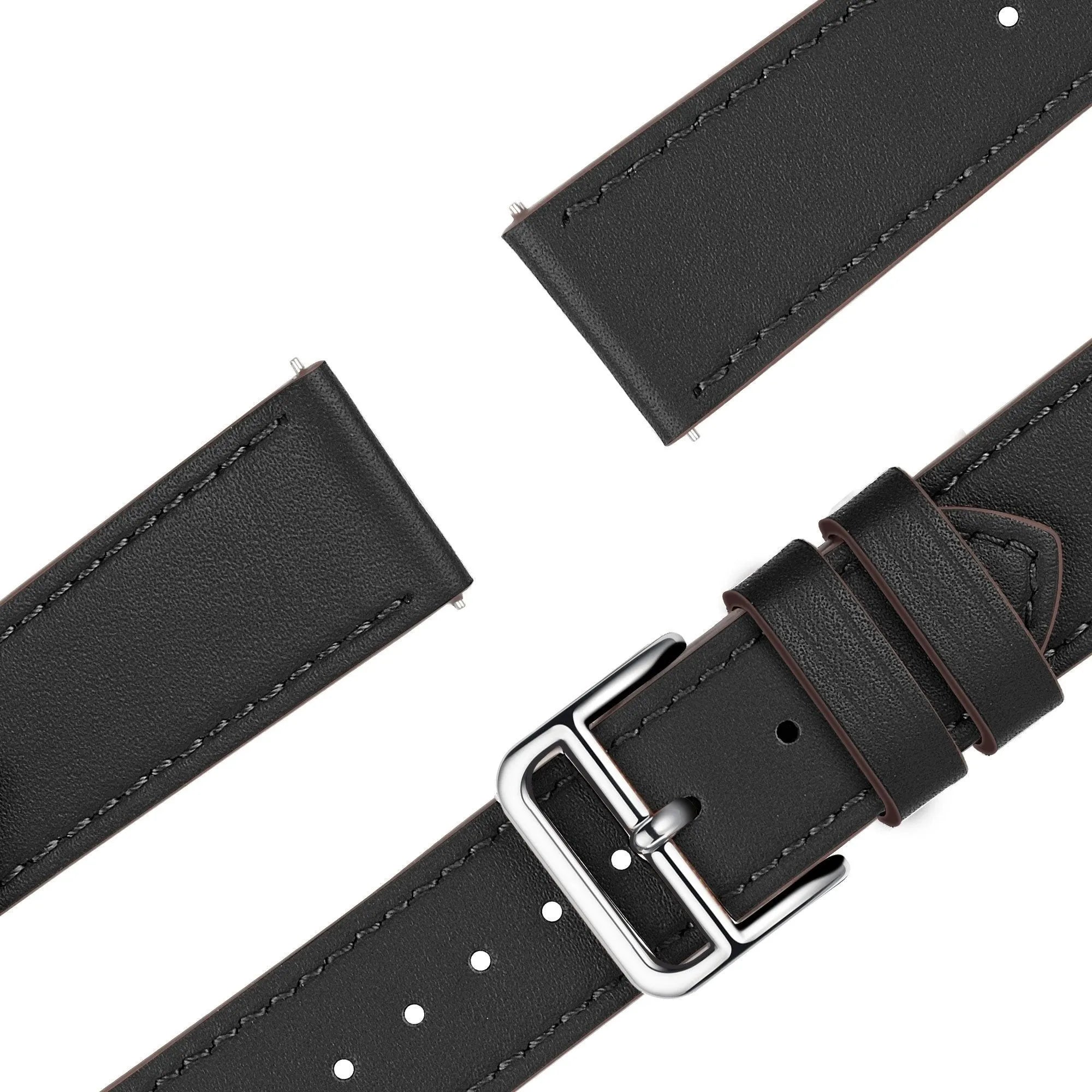 Bandz Correa cuero 'Deluxe' Suunto Vertical 2 (negro)