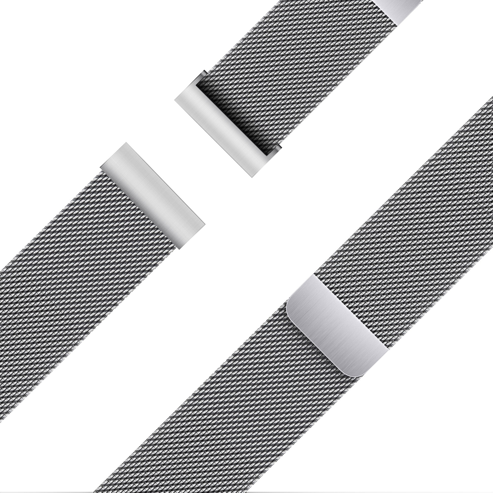 Bandz Correa milanesa Loop Garmin D2 Air X15 (plateado)