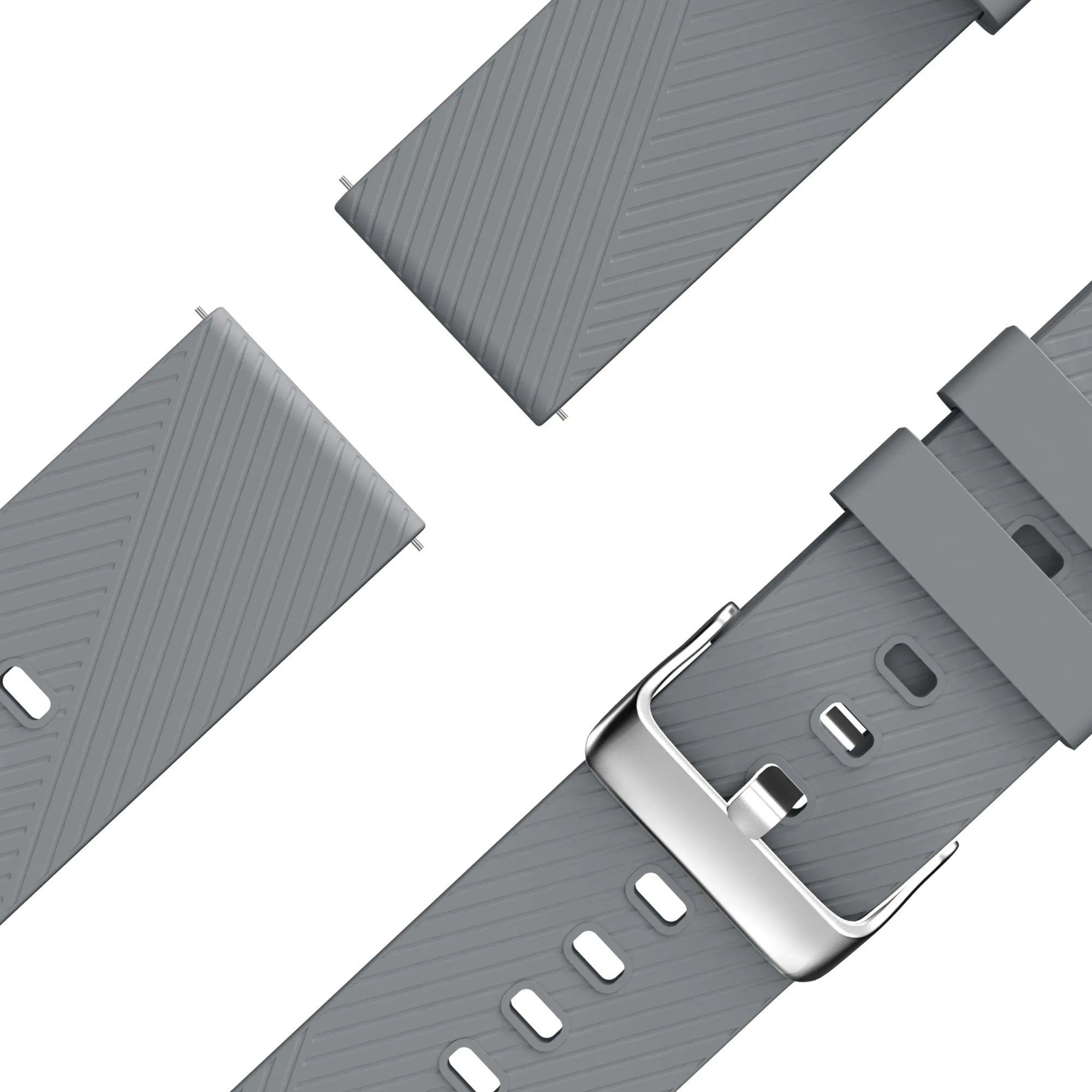 Bandz Suunto 9 Peak Pro Silicone Strap 'Deluxe' (Grey)