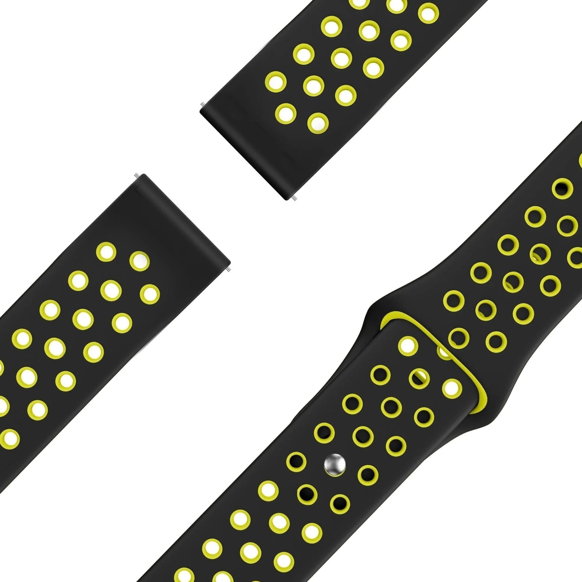 Bandz Correa deportiva 'Deluxe' Suunto 5 Peak (negro/amarillo)