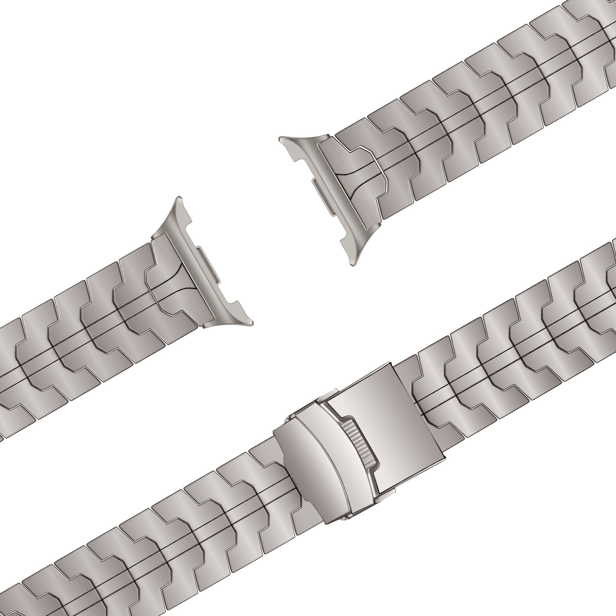 Bandz Samsung Galaxy Watch 9 - 40mm Titanium Strap 'Iron' (Titanium)