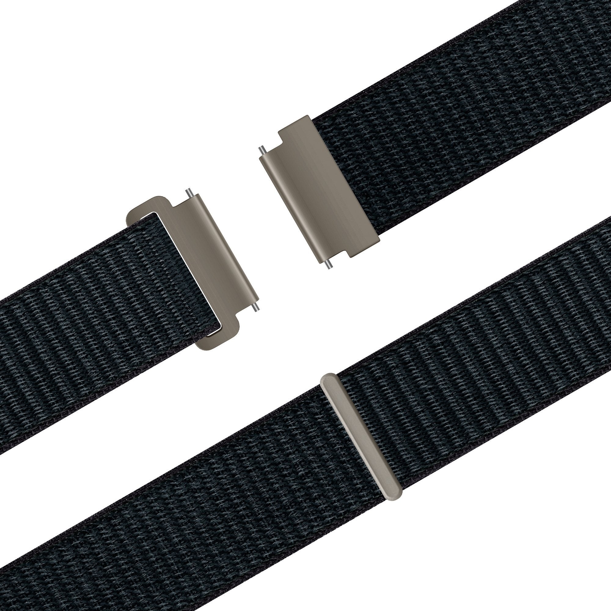Bandz Amazfit Bip U (Pro) Nylon Strap 'Easy Fit' (Greyblue)