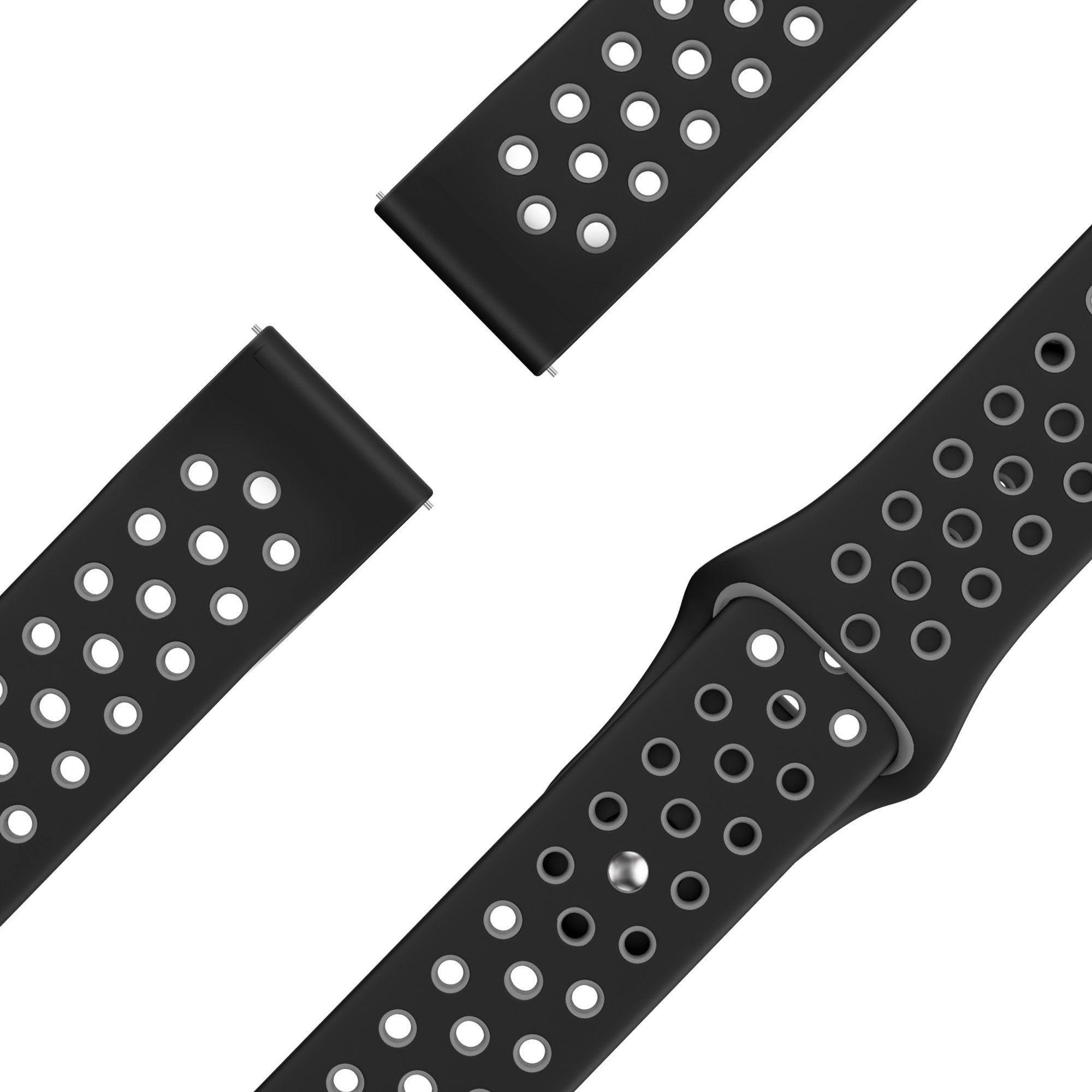 Bandz Xiaomi Watch S4 Sport Bracelet 'Deluxe' (Black/Grey)