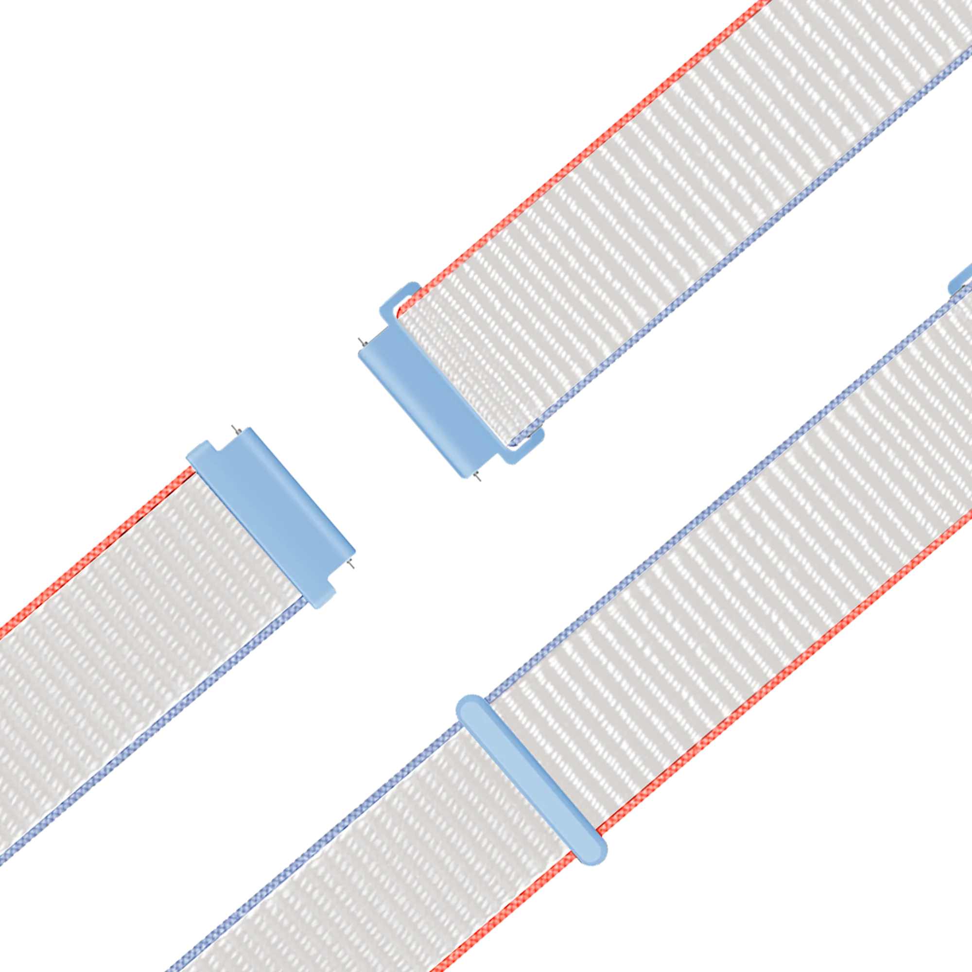 Bandz Correa nylon Loop Garmin Forerunner 265s (leche blanca)