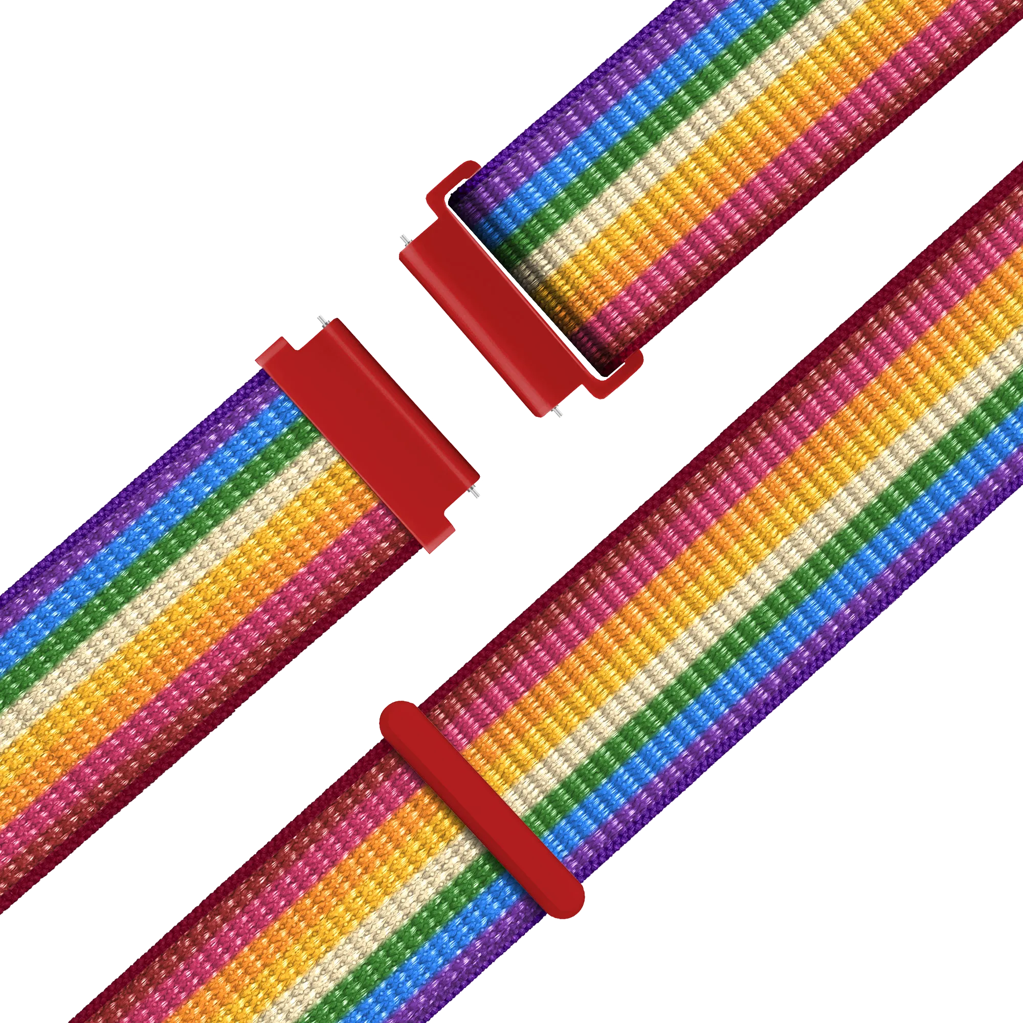 Bandz Garmin Forerunner 70 Nylon Loop Strap (Rainbow)