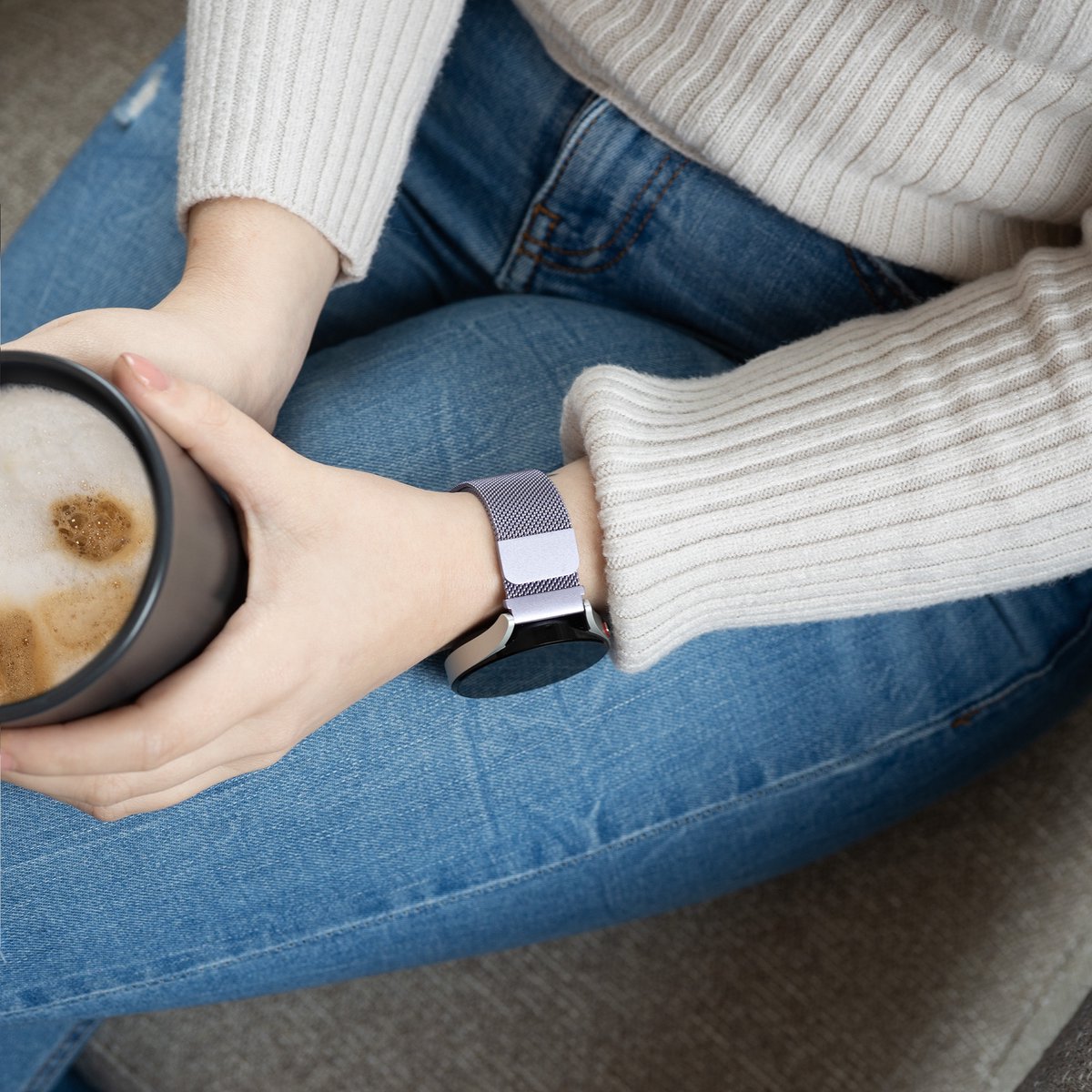 Correa milanesa Samsung Galaxy Watch 6 - 44mm (lila)
