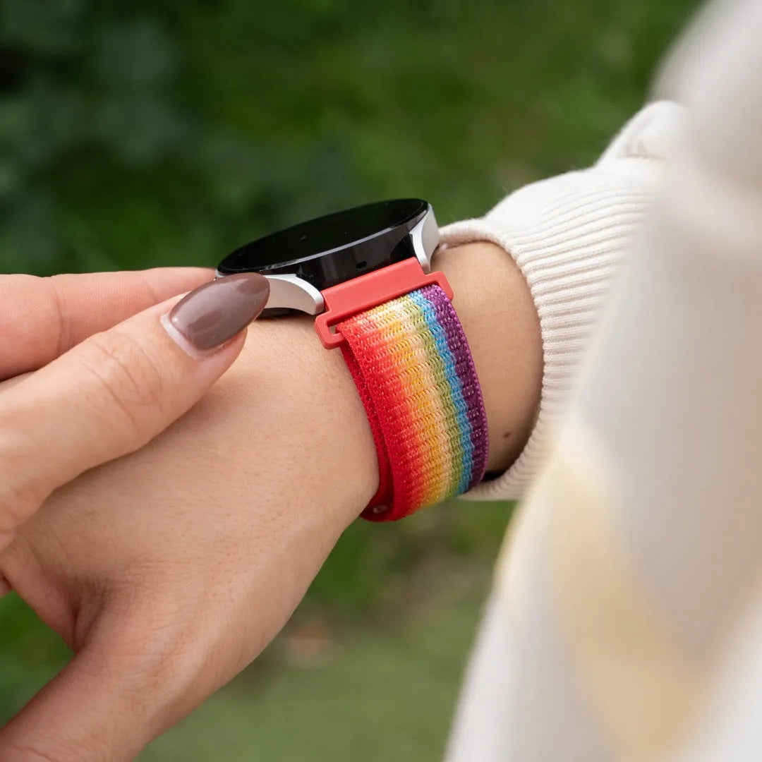 Correa nylon Amazfit Active (arcoiris)