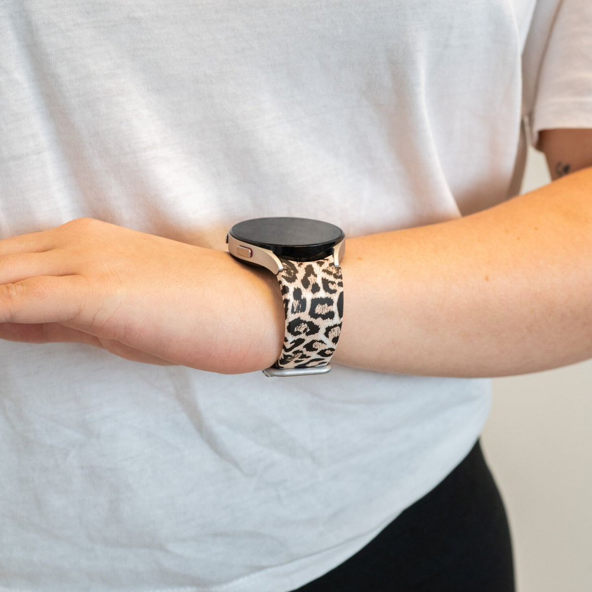 Silicone Patterned Strap, lifestyle photo