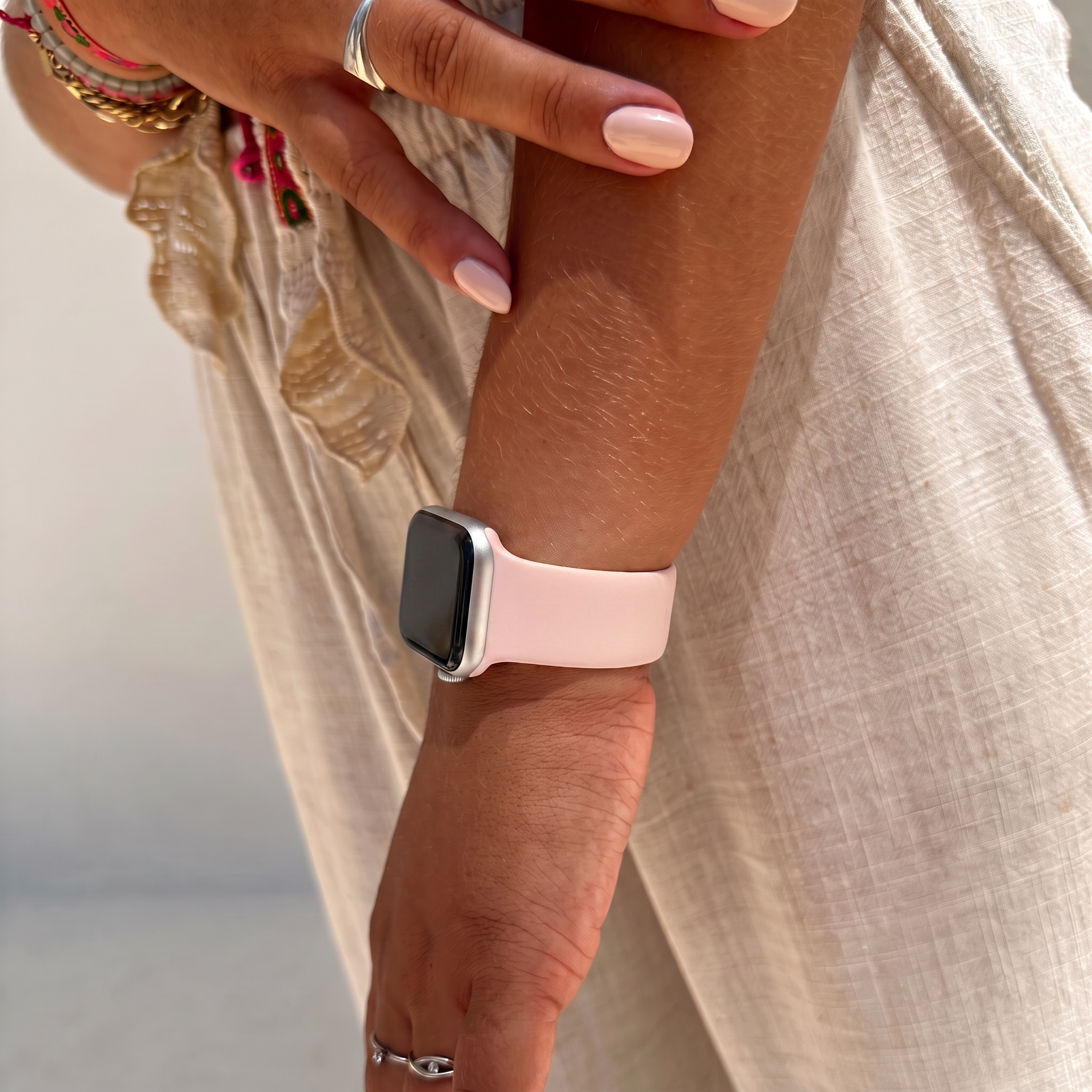 xoxo Wildhearts Correa silicona Apple Watch (rosa claro)