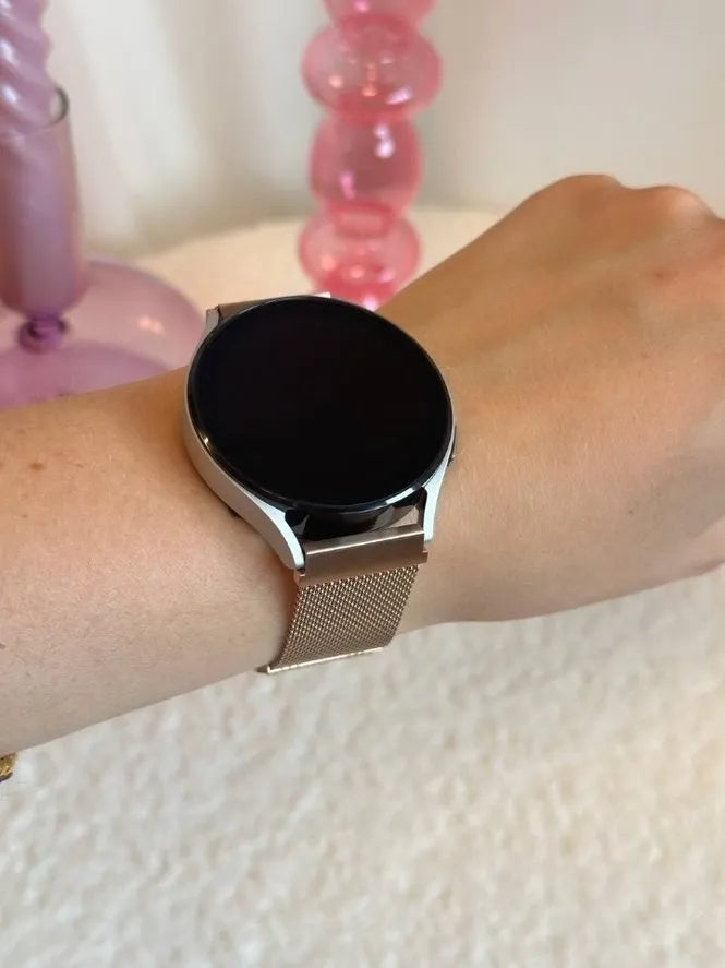 xoxo Wildhearts OnePlus Watch Milanese Strap (Rose Pink)