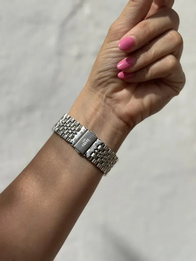 Steel Strap, silver, lifestyle photo