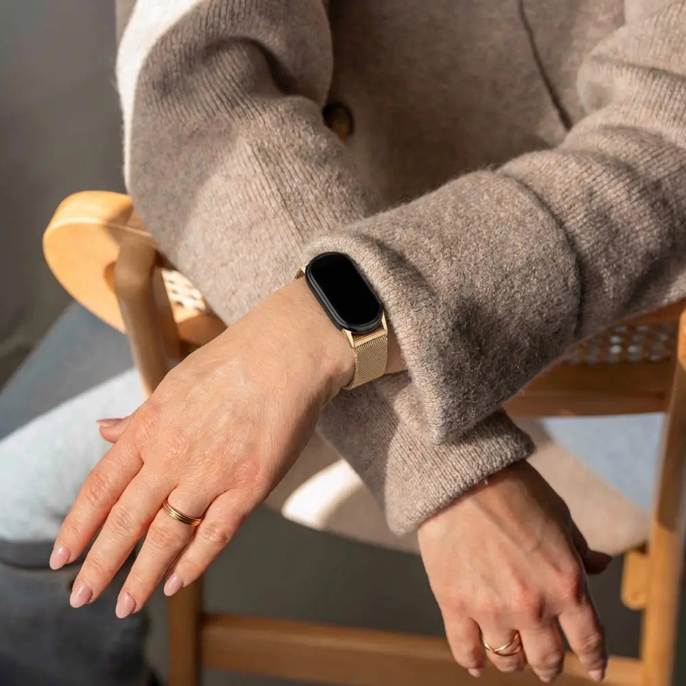 Correa Milanesa Xiaomi Smart Band 9 (champán)