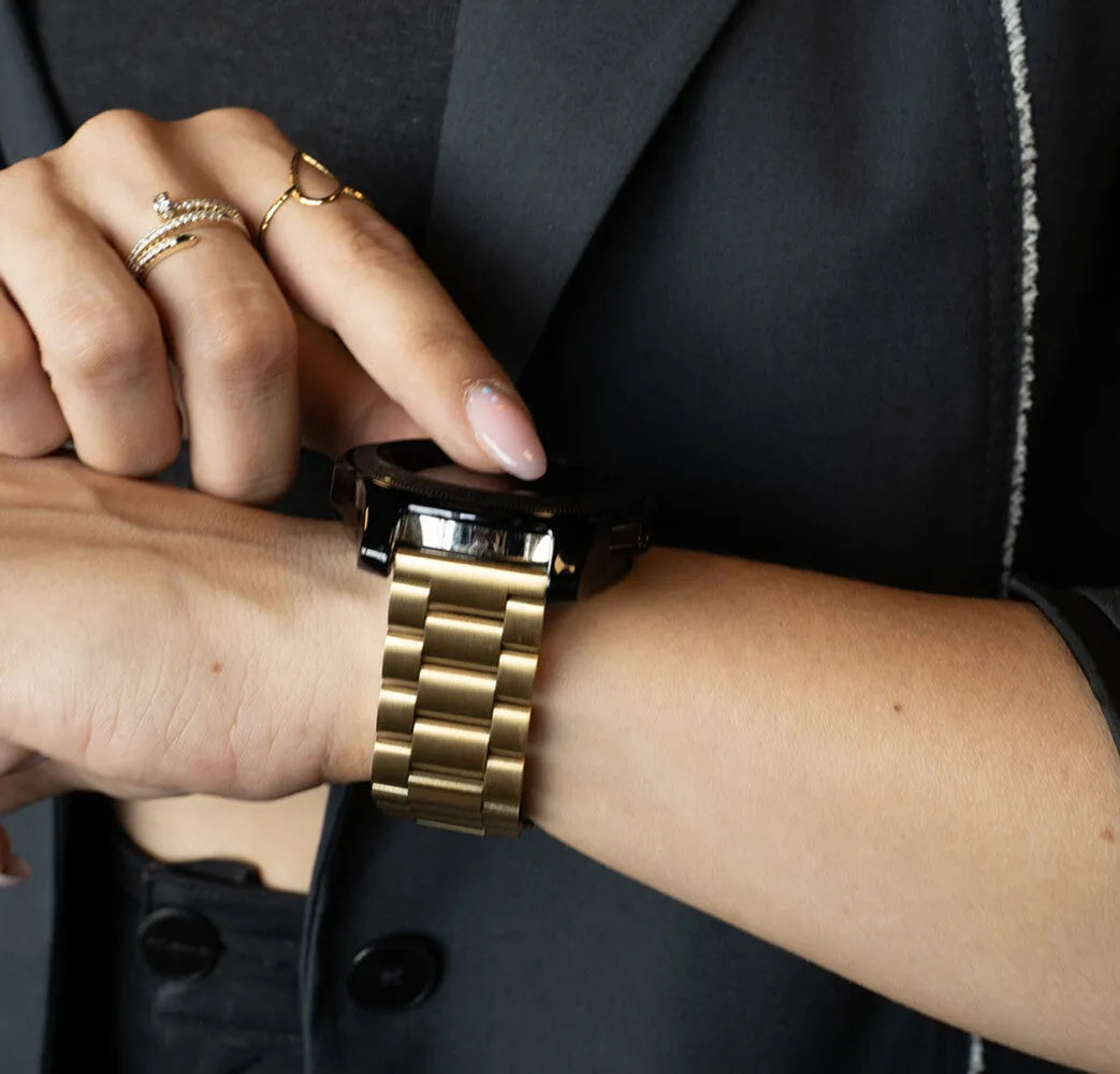 strap-it-strap-it-huawei-watch-gt-stalen-band-goud