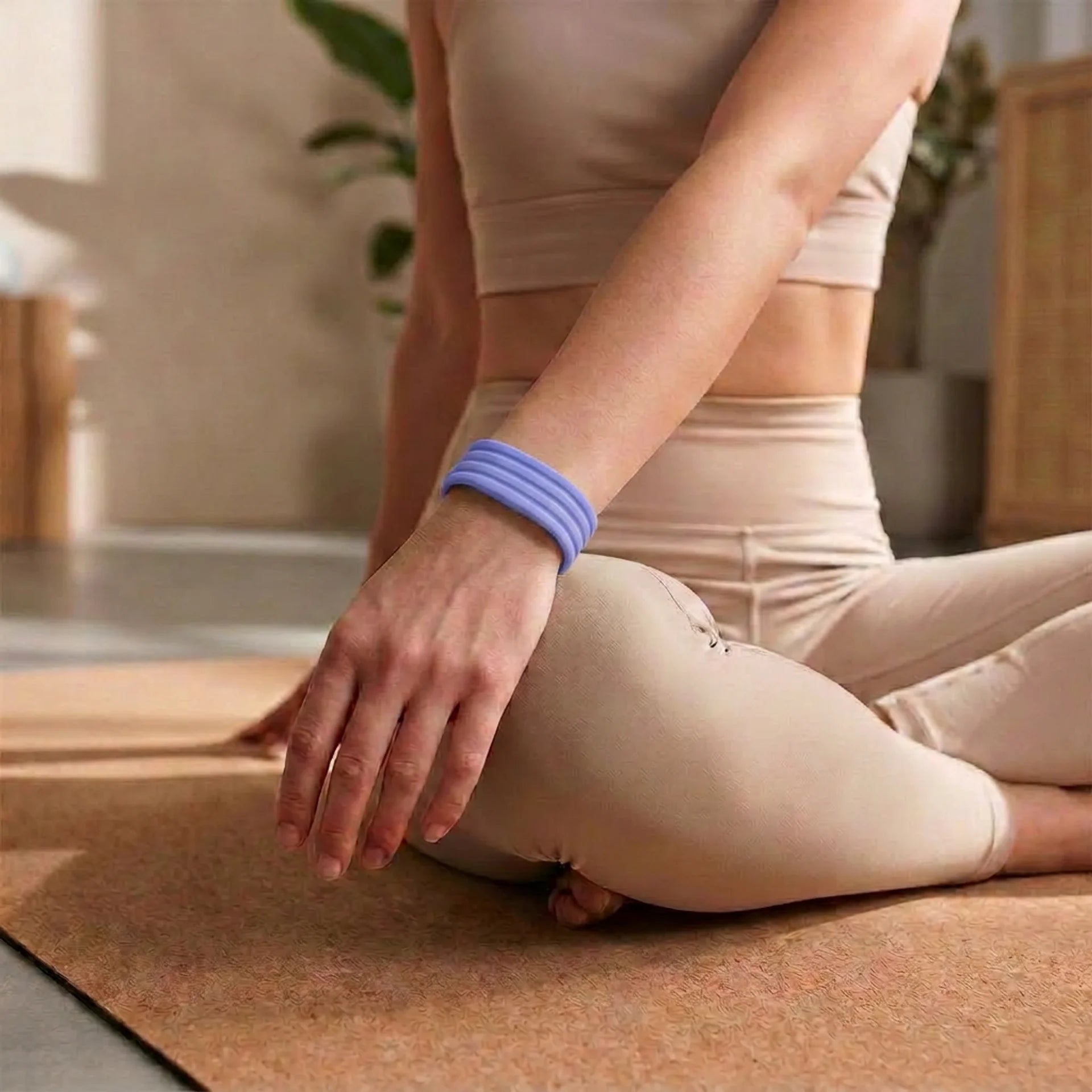 Corea silicone clásico Fitbit Air (azul lavanda)