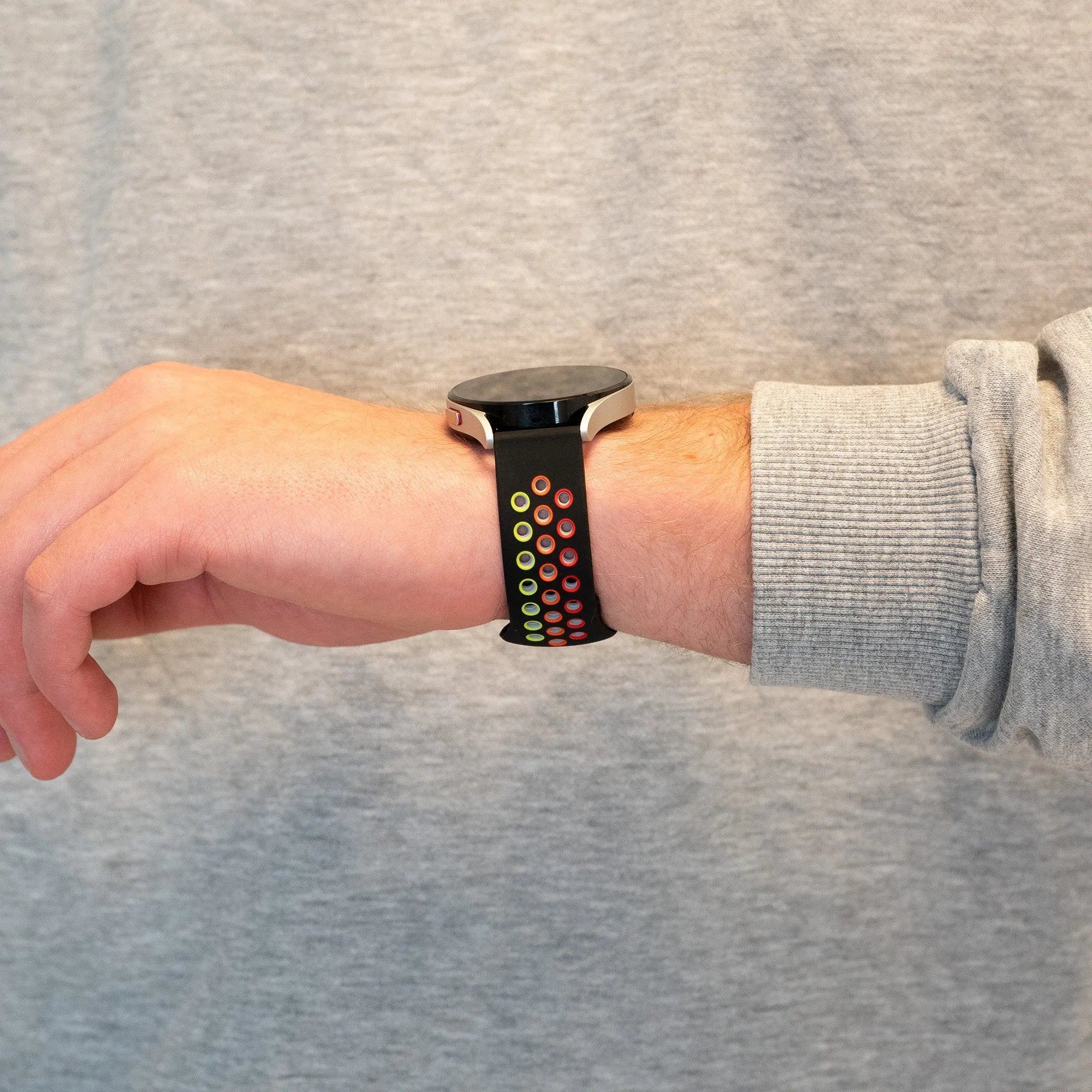 Bandz Correa deportiva 'Deluxe' Actyve Smartwatch 20mm (negro colorido)