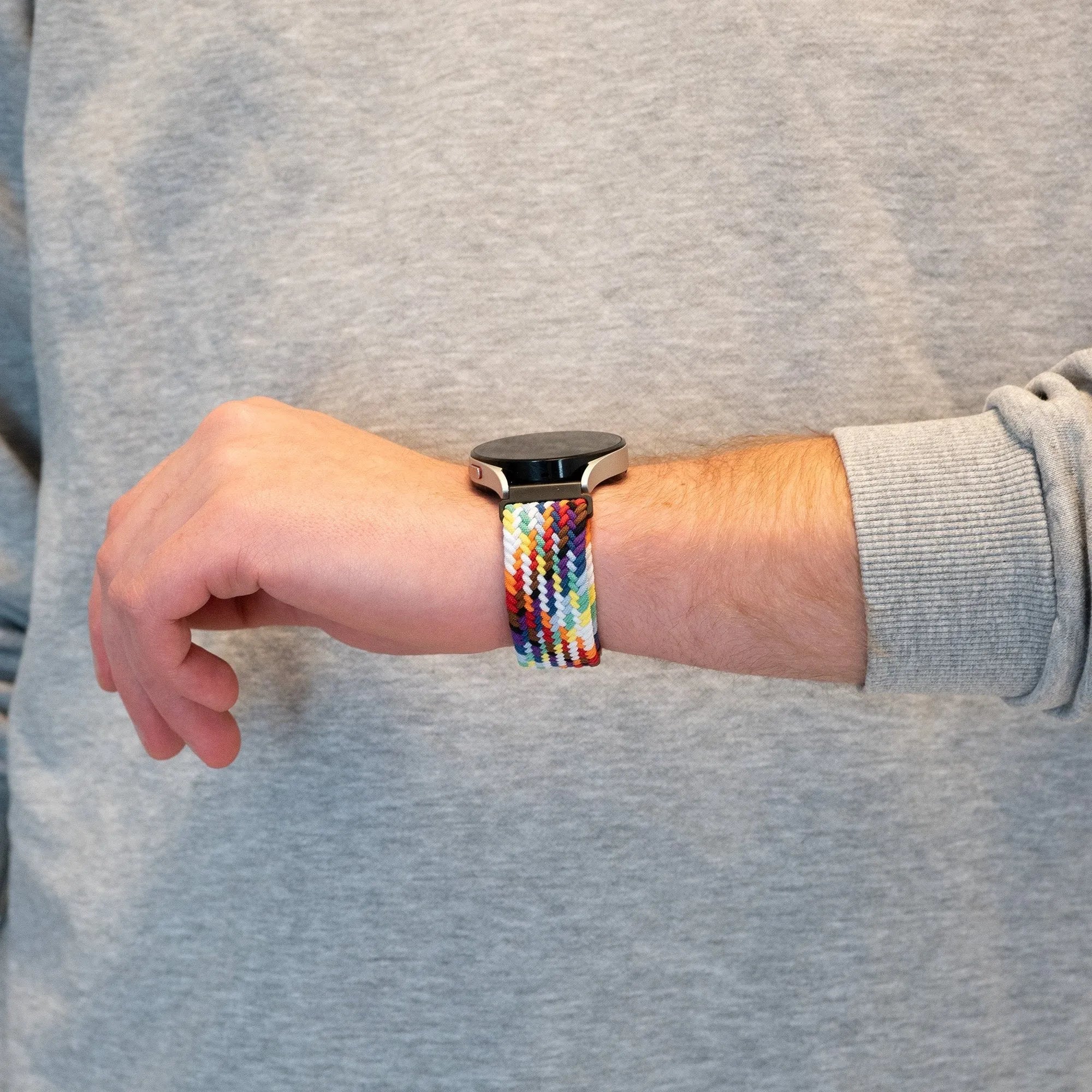 Bandz Correa nylon trenzado Polar Ignite 3 (arcoíris)