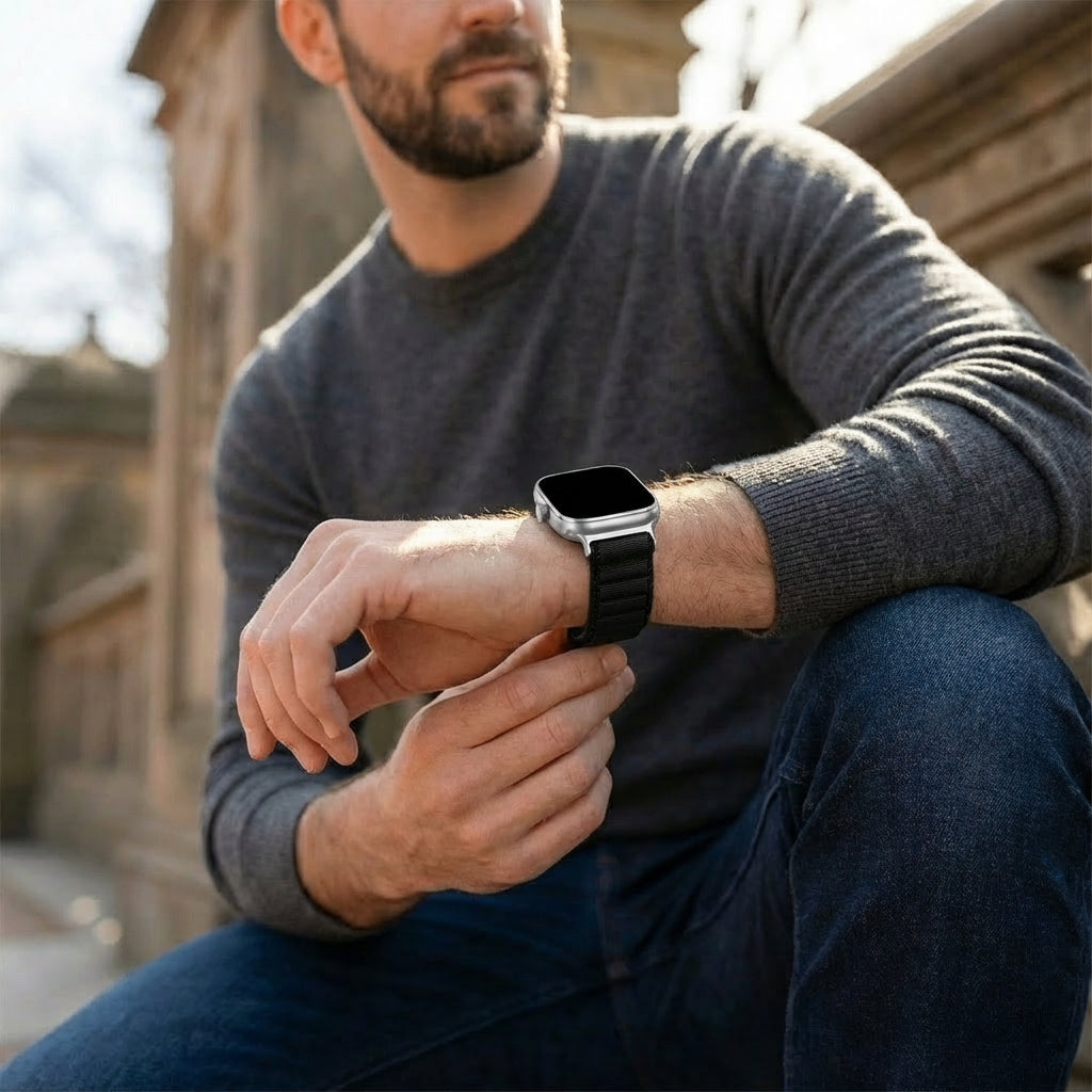 Correa nylon Alpine Redmi Watch 4 (negra)