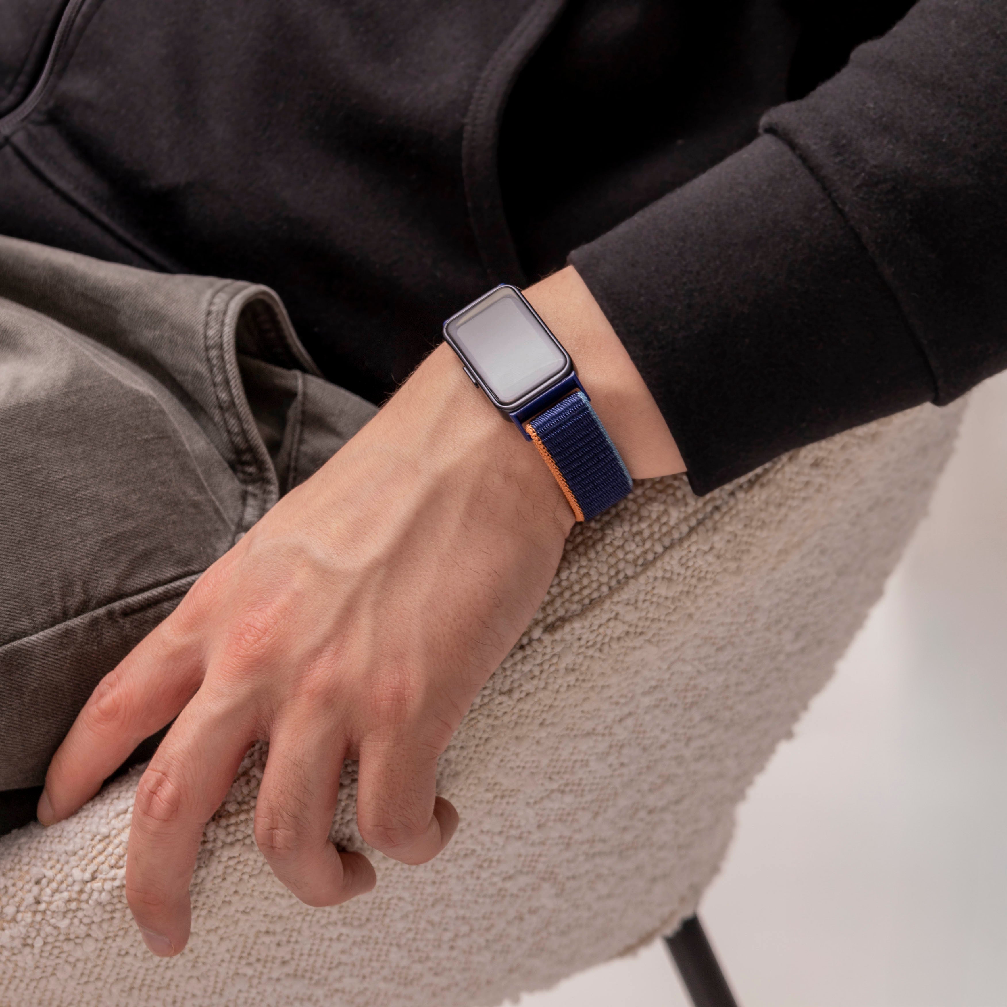Correa nylon Huawei Band 8 (azul oscuro)