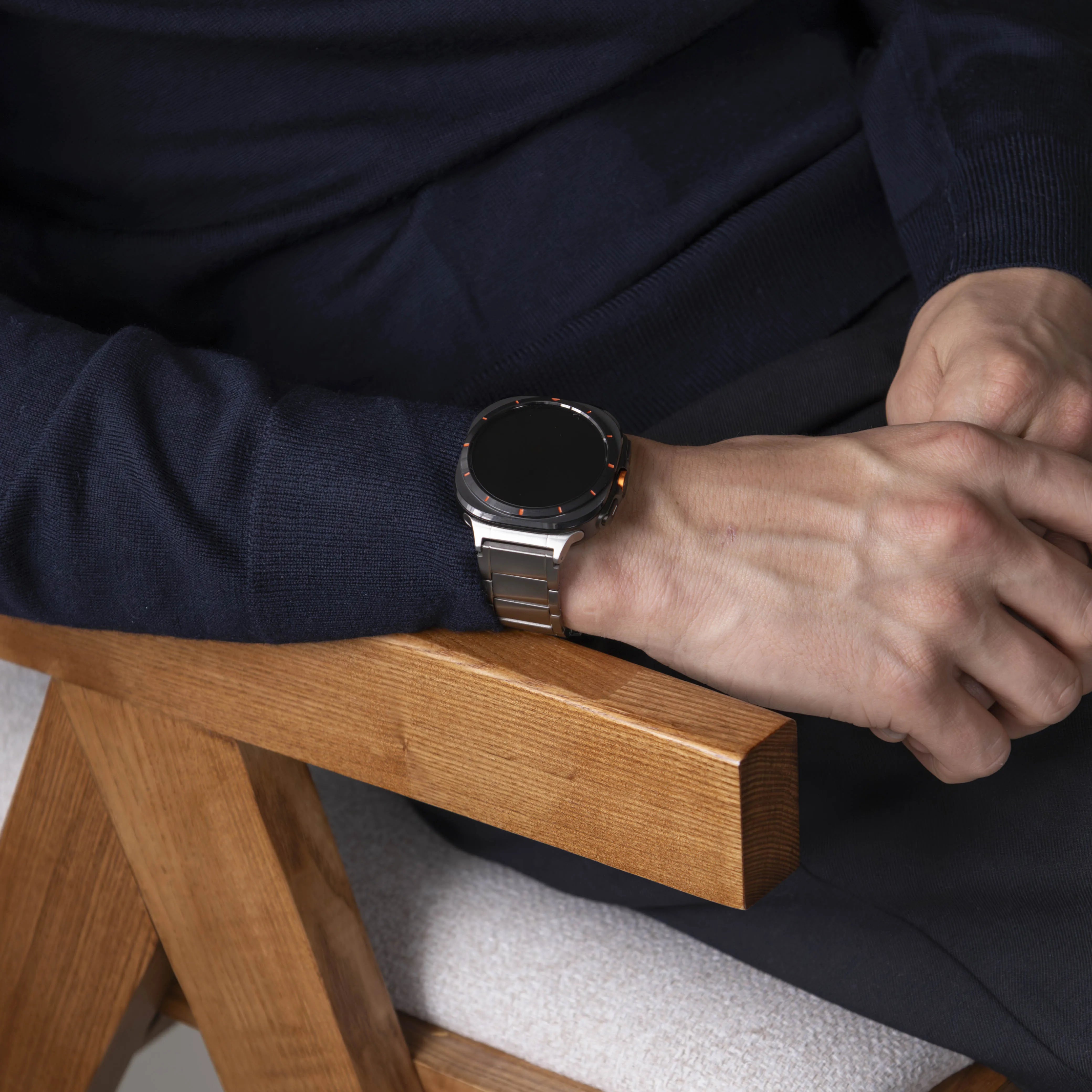 Titanium Strap, silver, lifestyle photo
