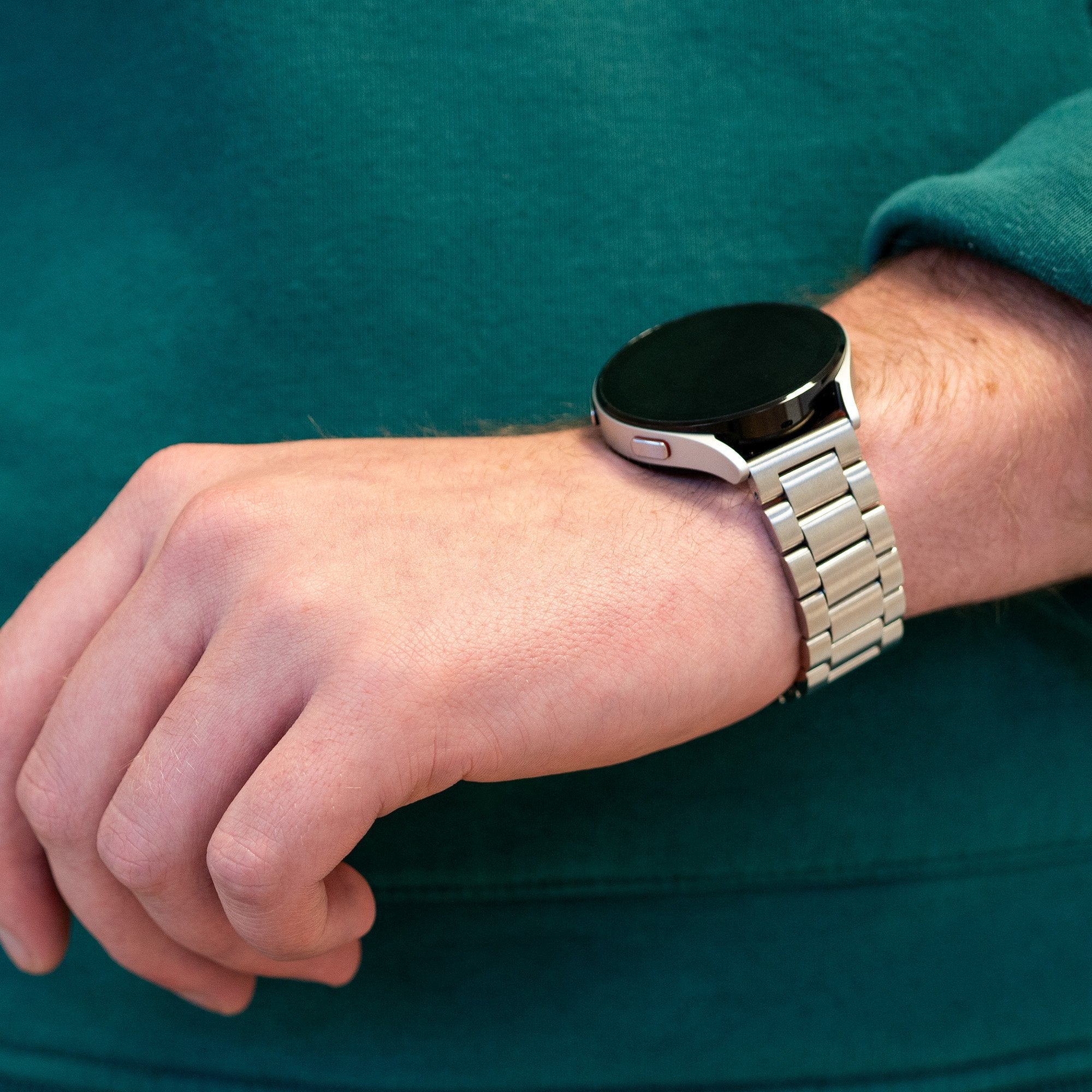 Bandz Garmin Venu SQ 2 Steel Strap 'Classic' (Silver)
