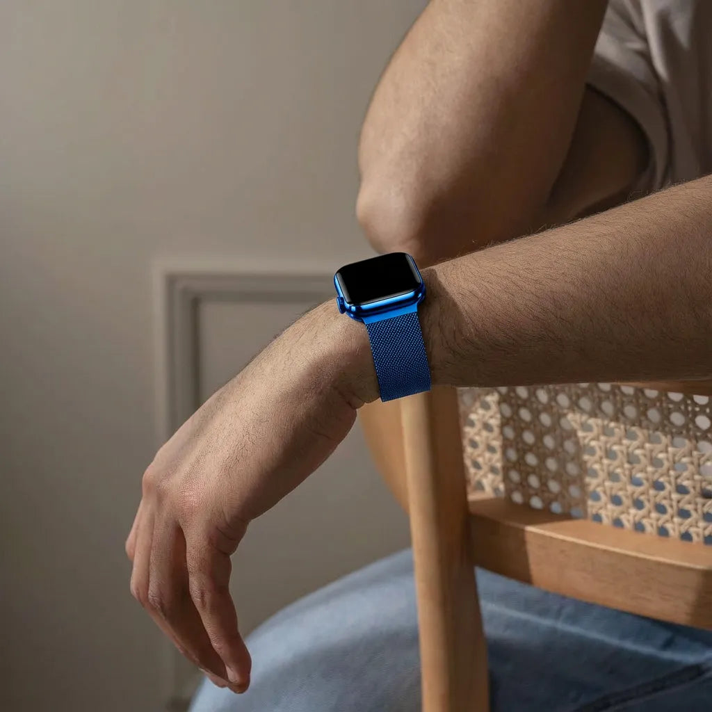 Bandz Correa loop milanesa Apple Watch (azul)