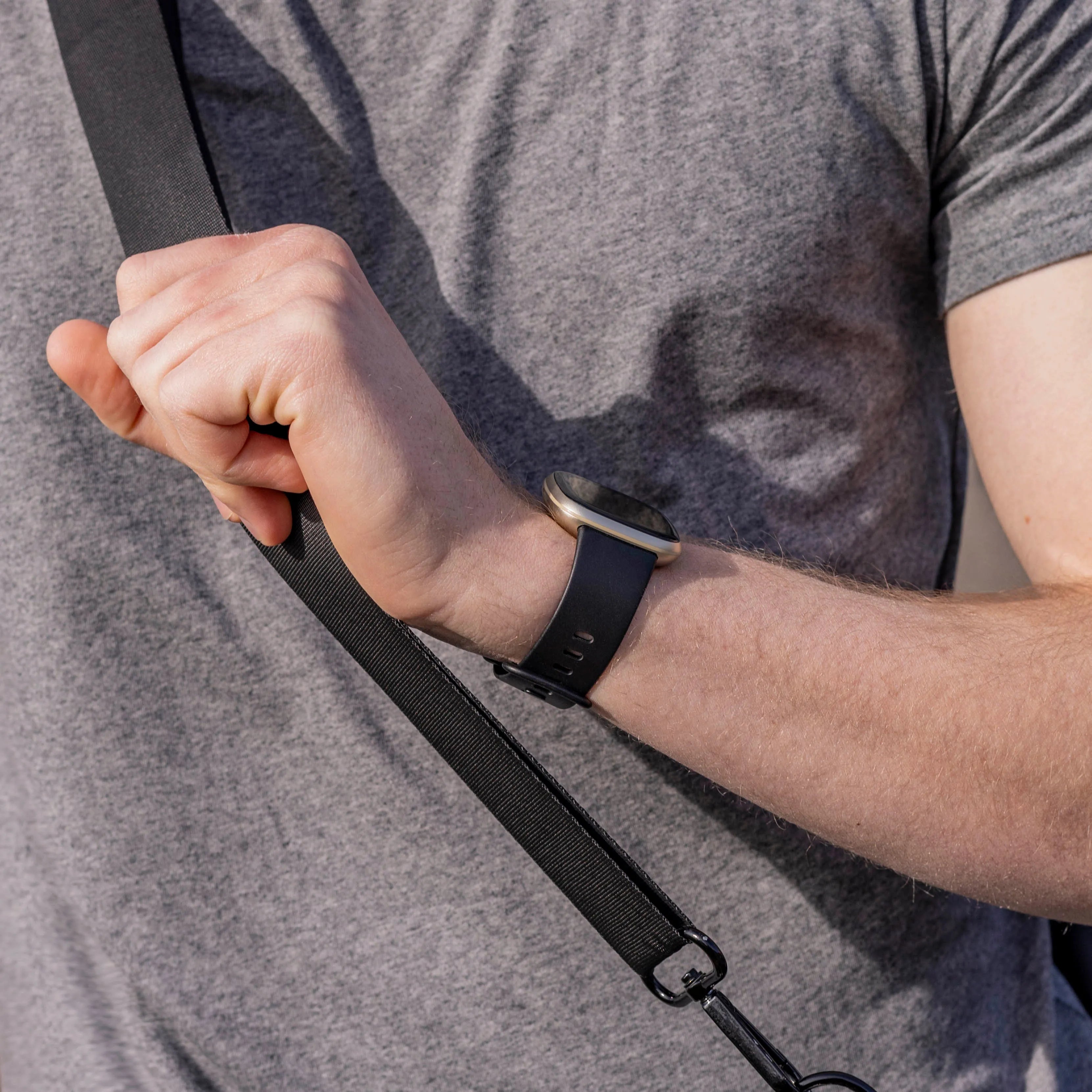 Correa silicona clásica Fitbit Versa 3 (negro)