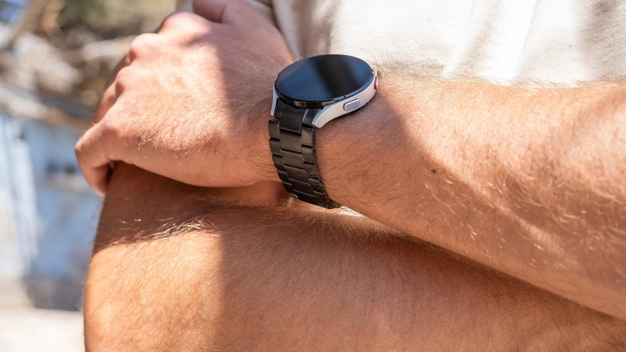 Titanium Strap, black, lifestyle photo