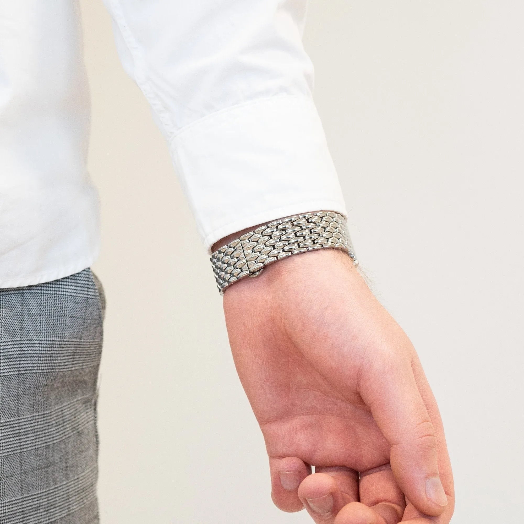 Bandz Coros Apex 2 Steel Strap 'Dragon' (Silver)