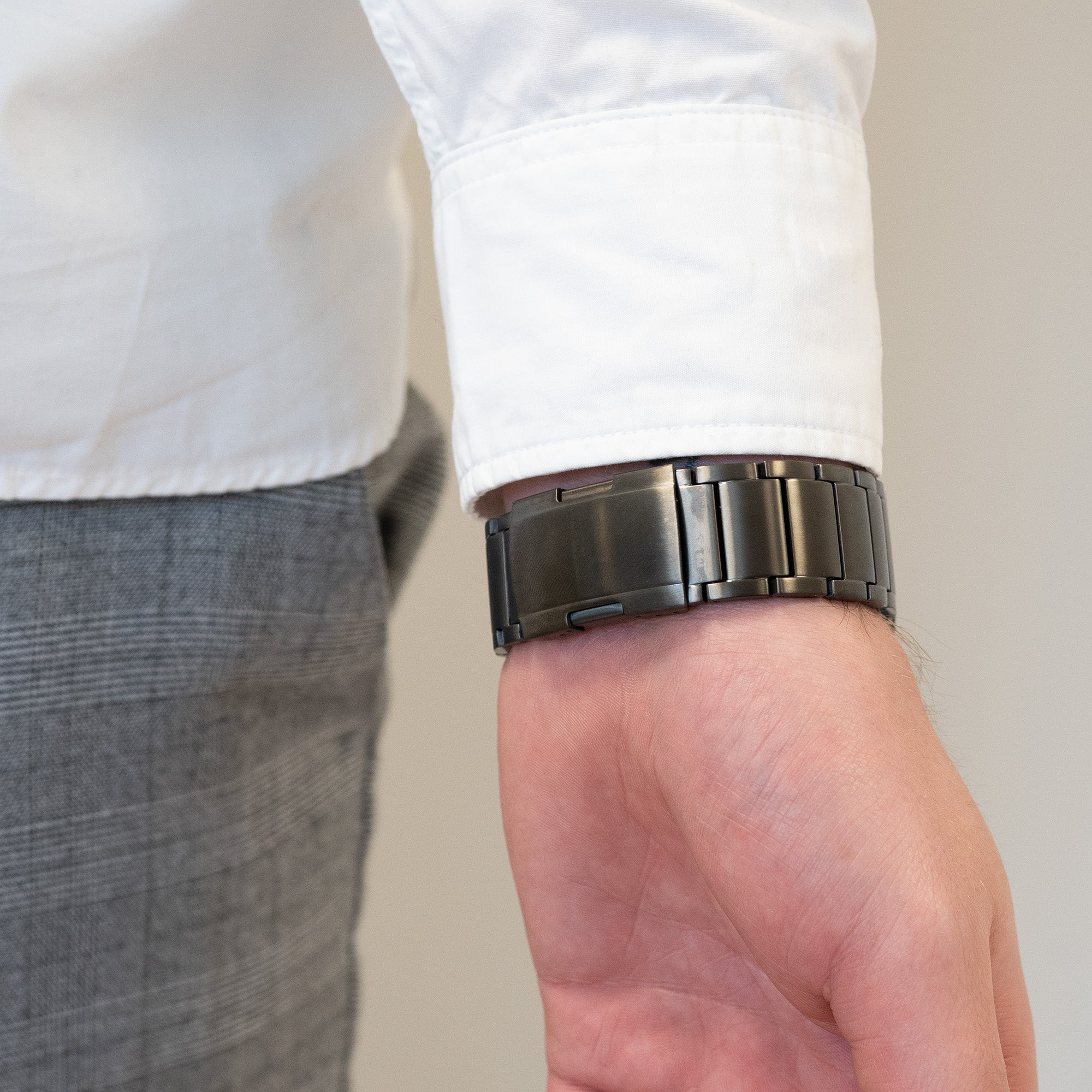 Bandz Correa titanio 'Classic' Apple Watch Ultra (grafito)