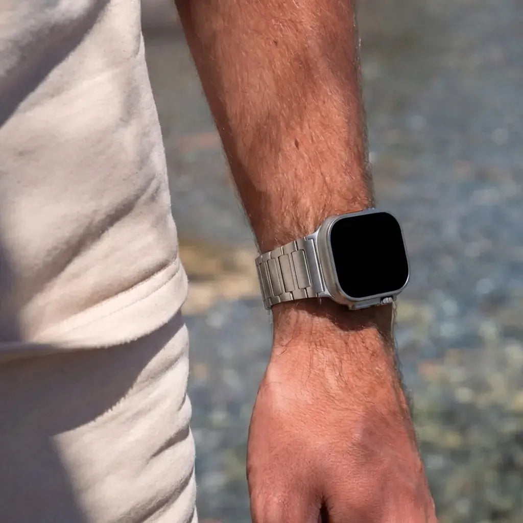Titanium Strap, silver, lifestyle photo