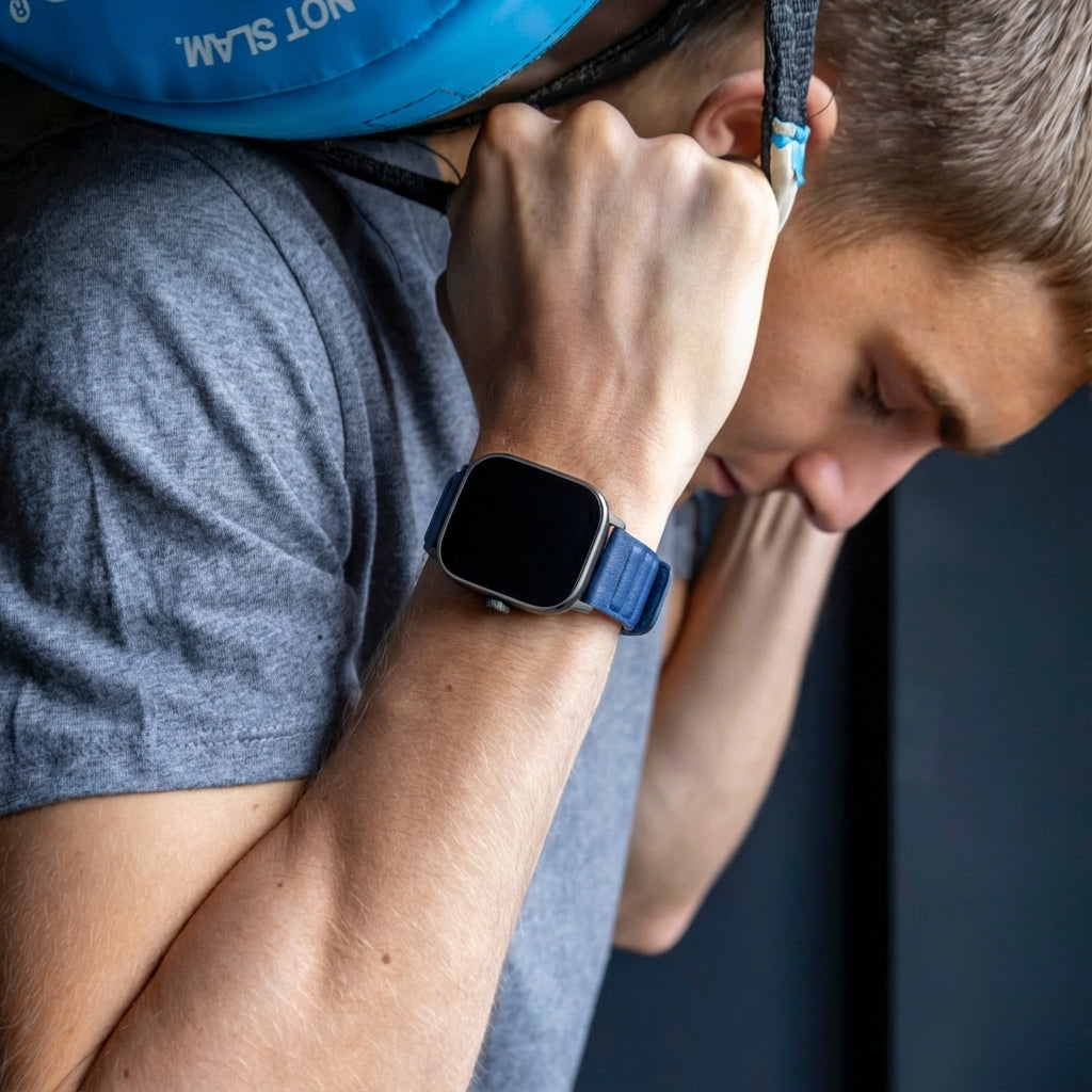 Xiaomi Smart Band 8 Pro Magnetic Silicone Strap (Duo Blue)