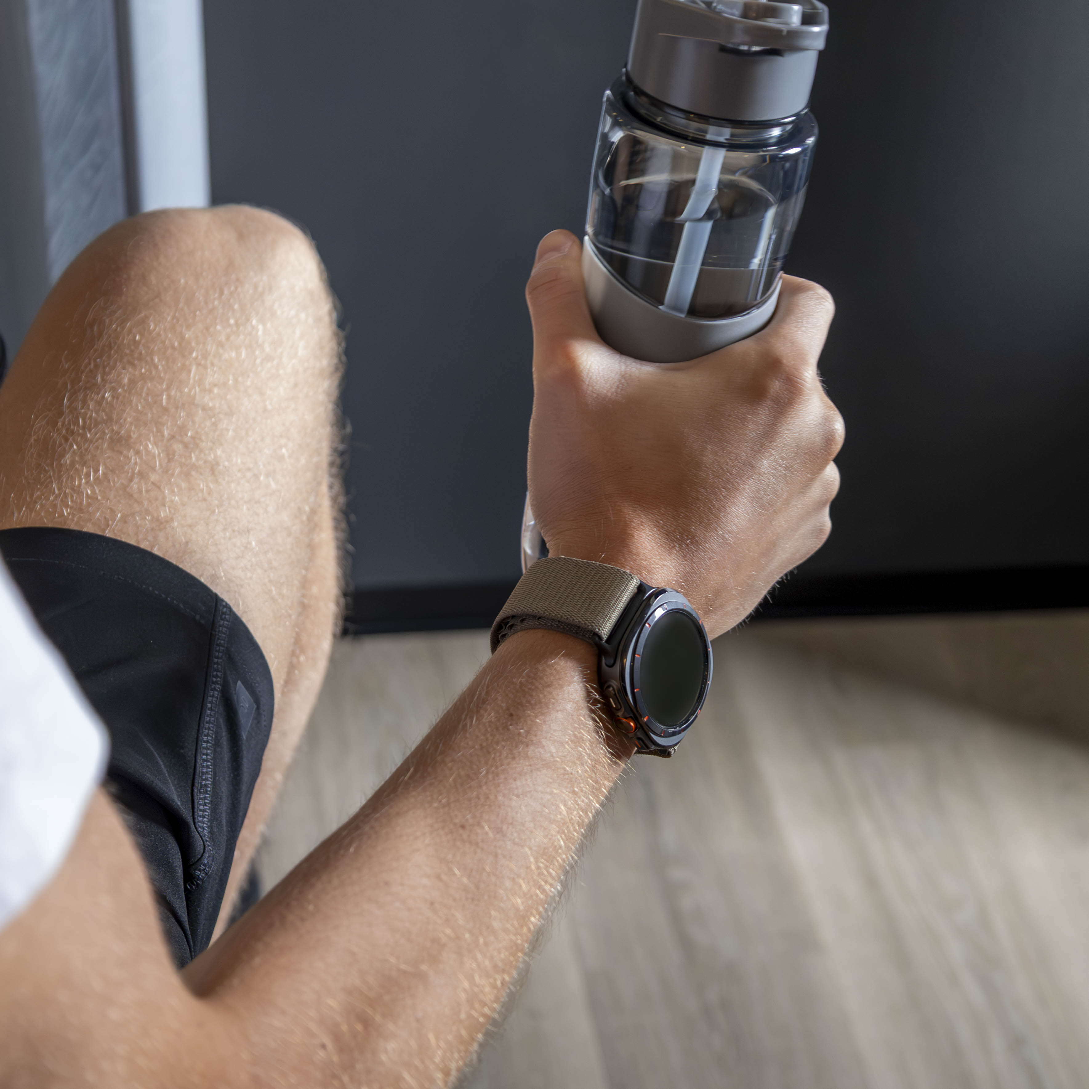 Correa Alpine nylon Samsung Galaxy Watch Ultra 2 (oliva)