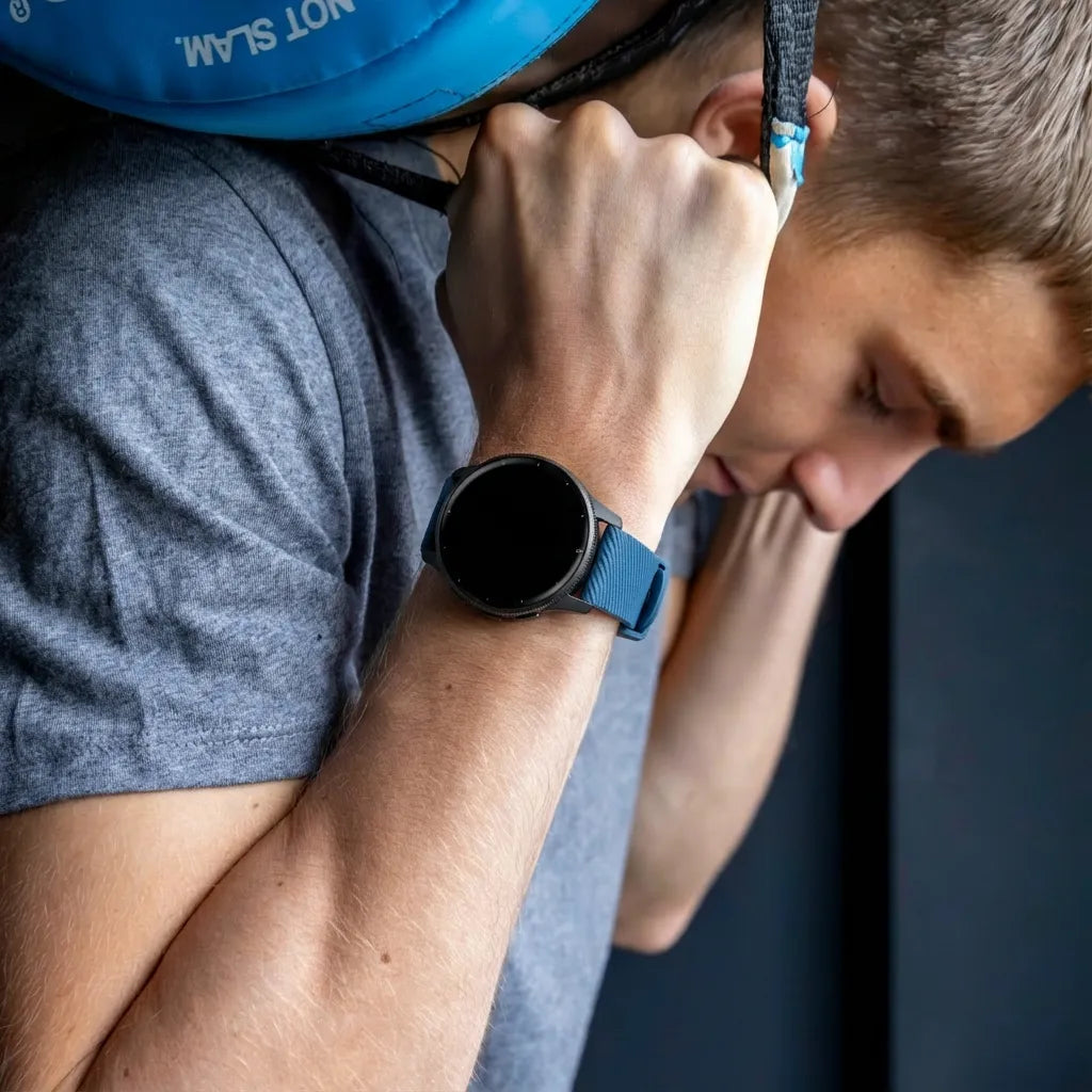Silicone Strap, blue, lifestyle photo