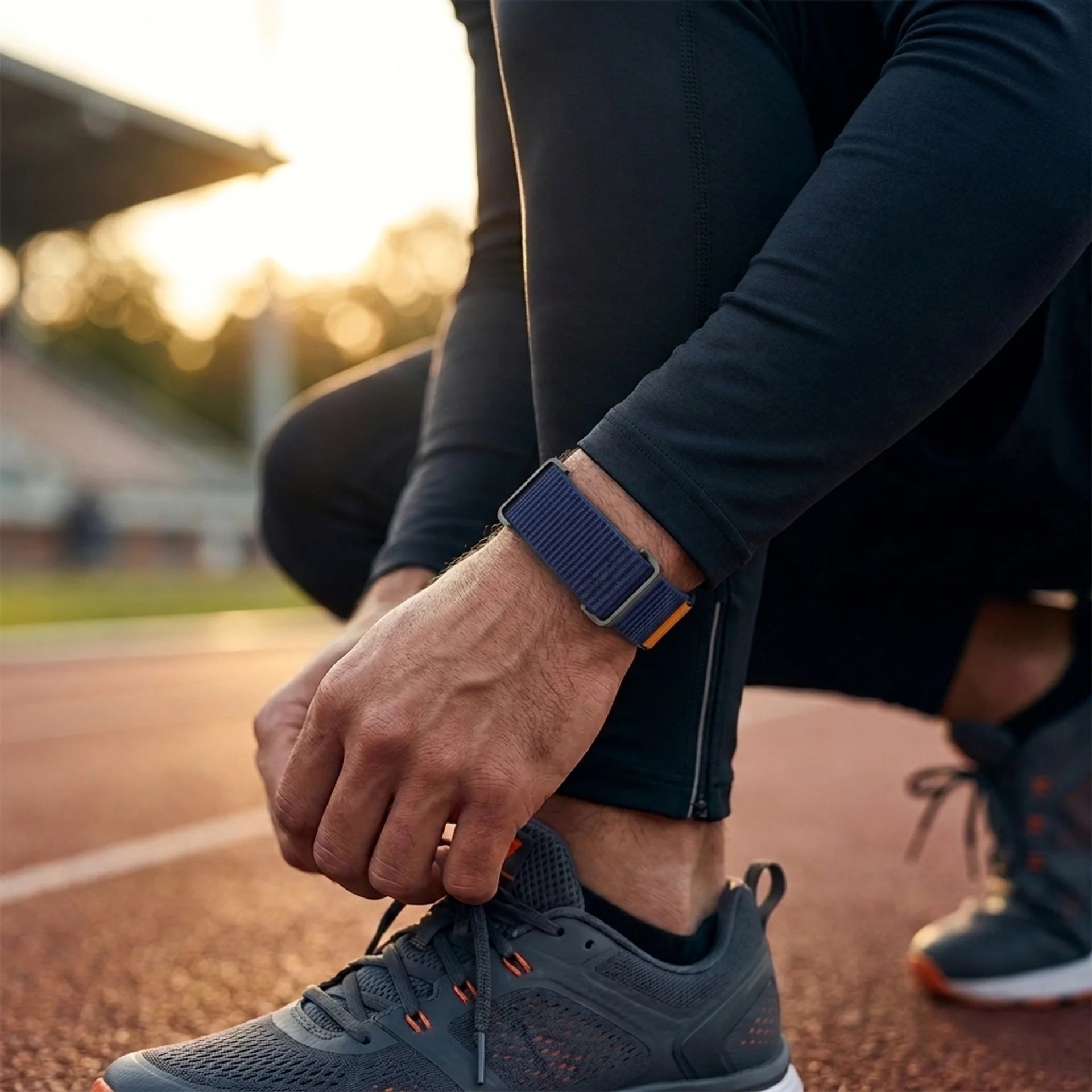 Correa nylon con marco Fitbit Air (azul oscuro)