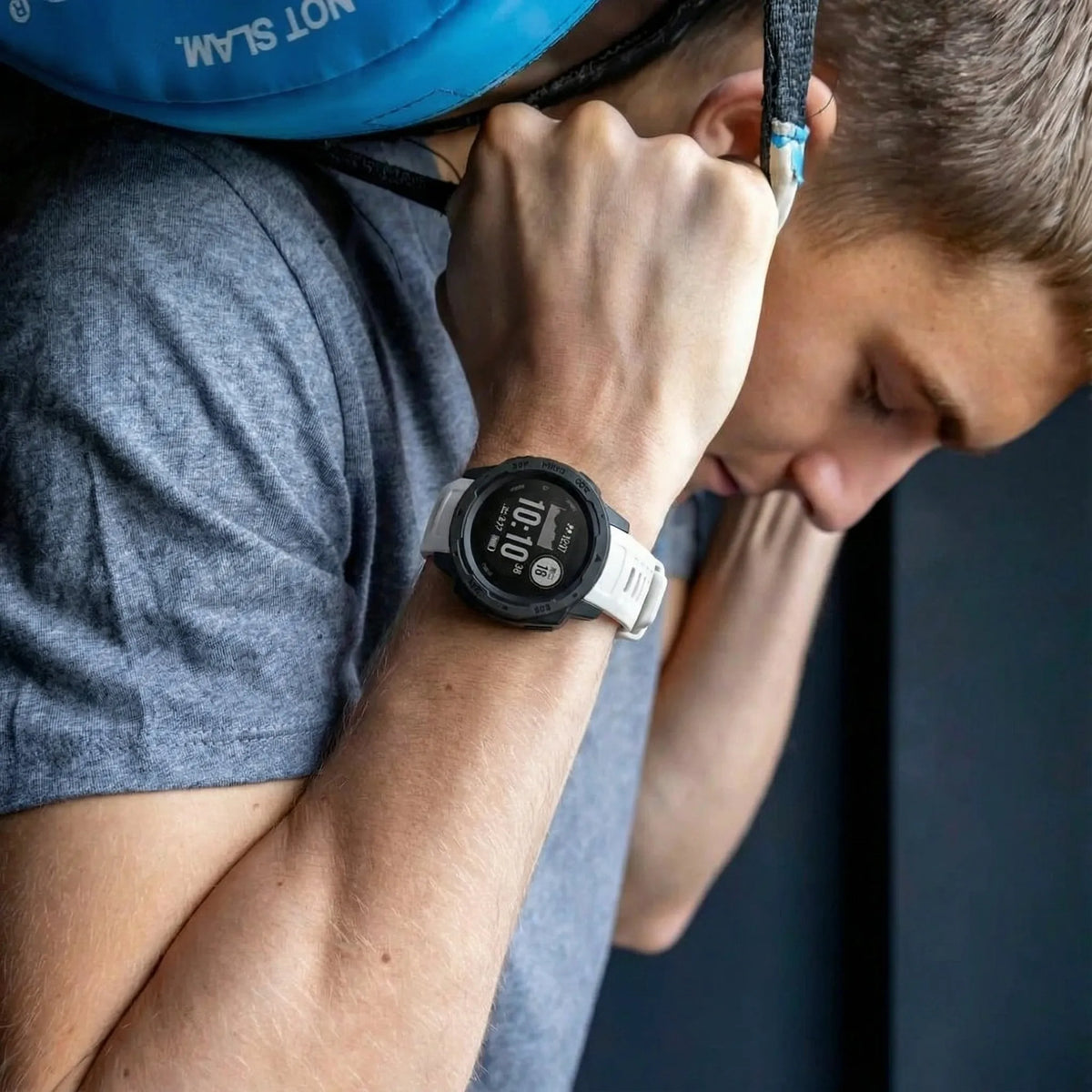 Silicone Strap, white, lifestyle photo