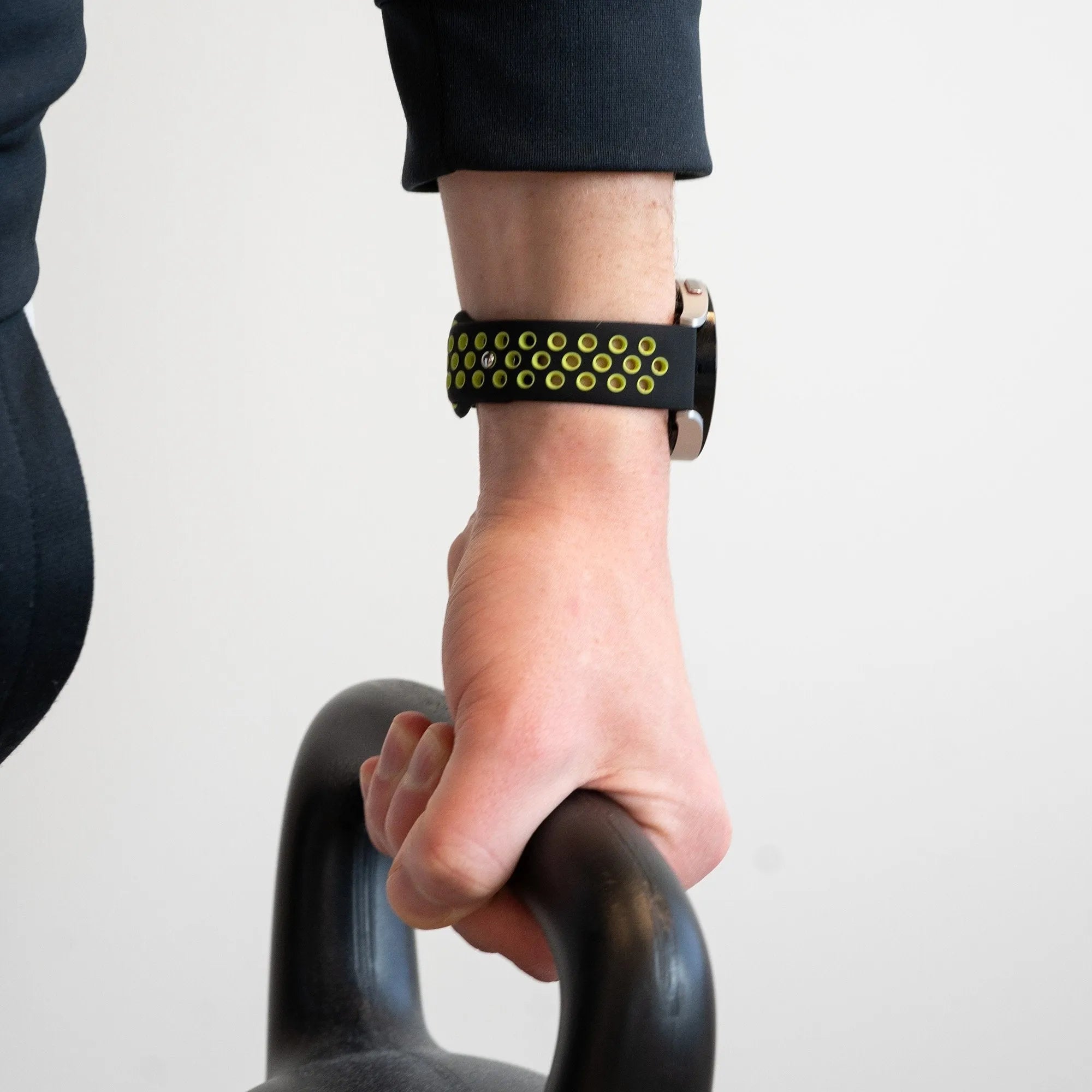 Bandz Correa silicona deportiva 'de lujo' Suunto Race (S) (negro/amarillo)