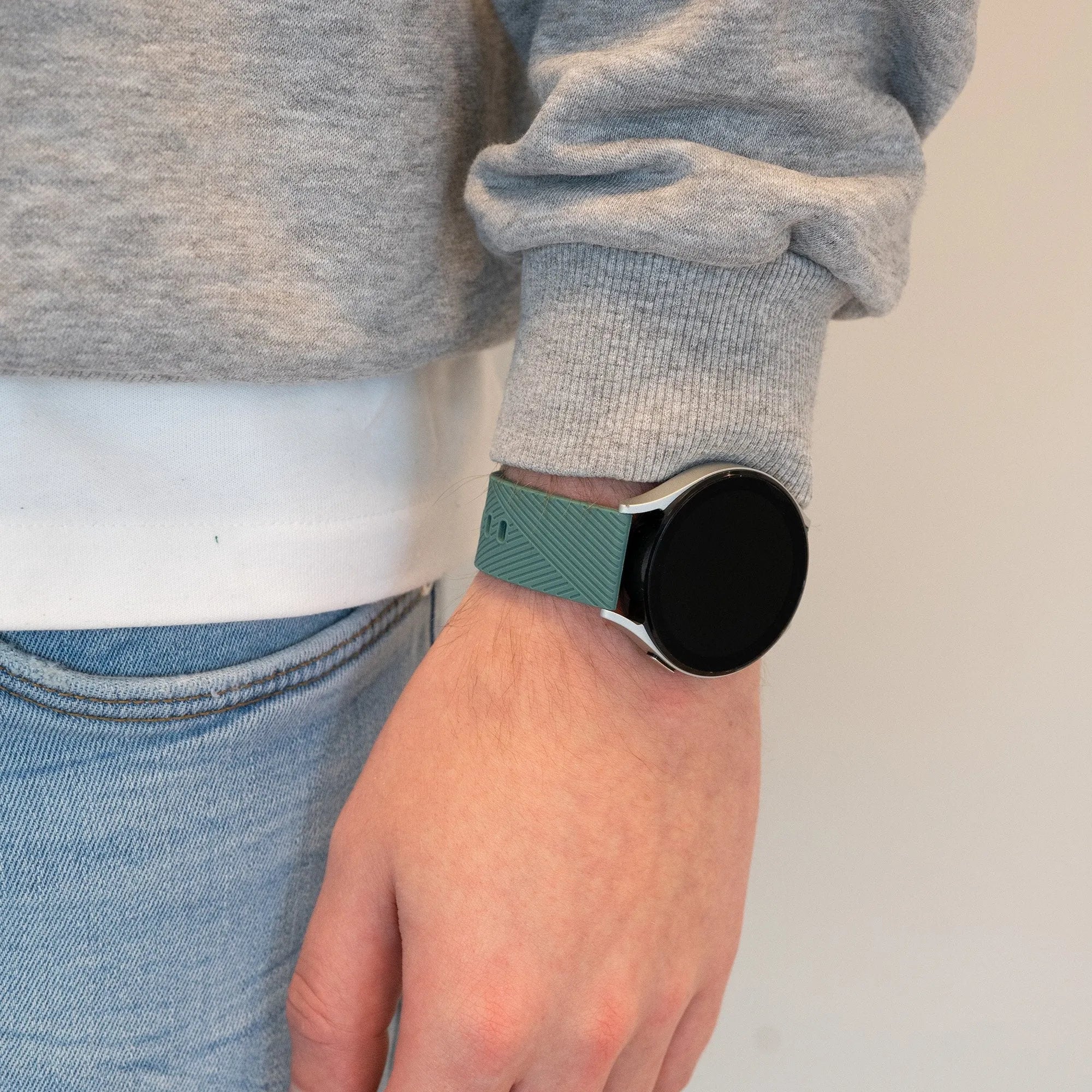 Bandz Correa silicona 'De lujo' Amazfit Cheetah (Pro) (verde pino)