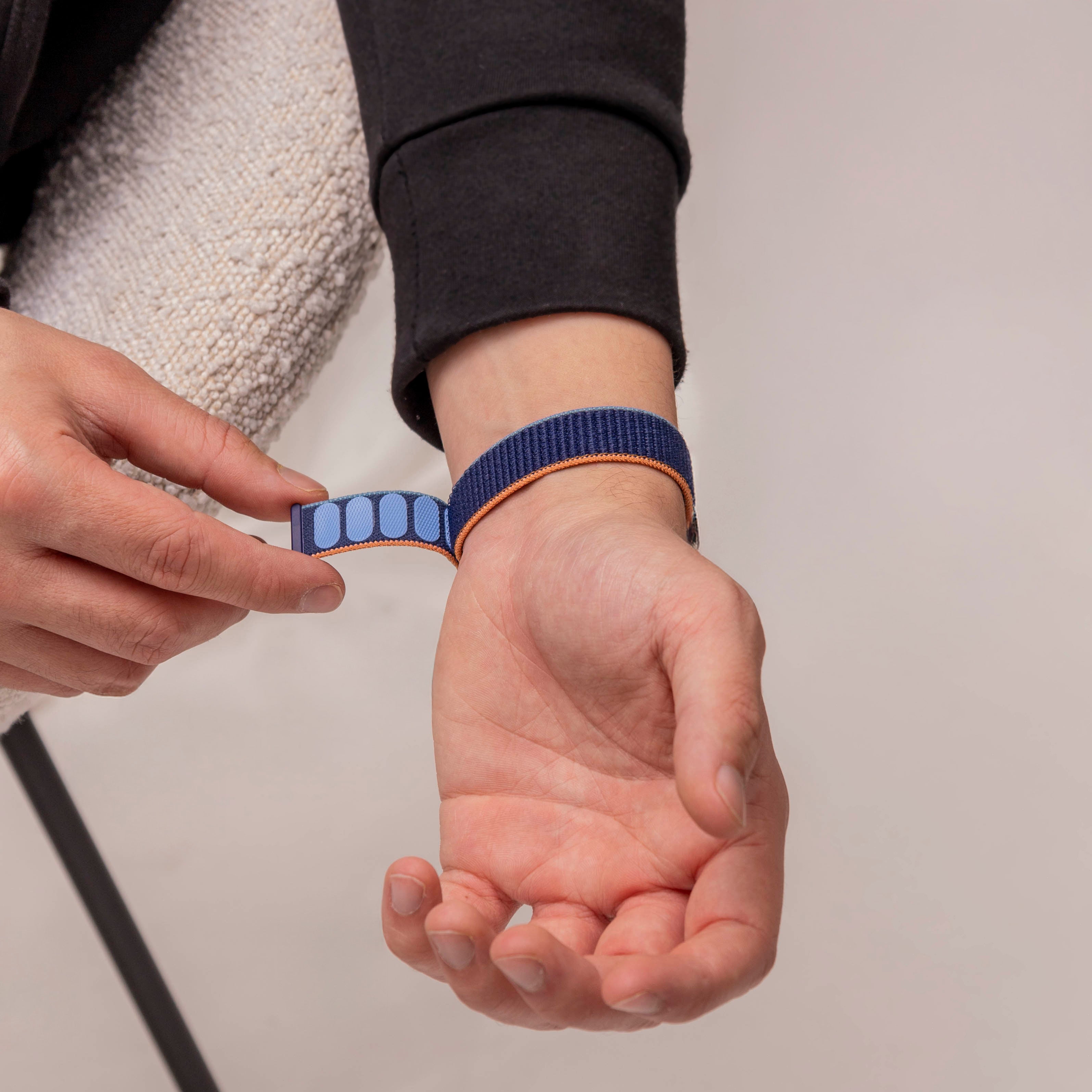 Correa nylon Huawei Band 8 (azul oscuro)