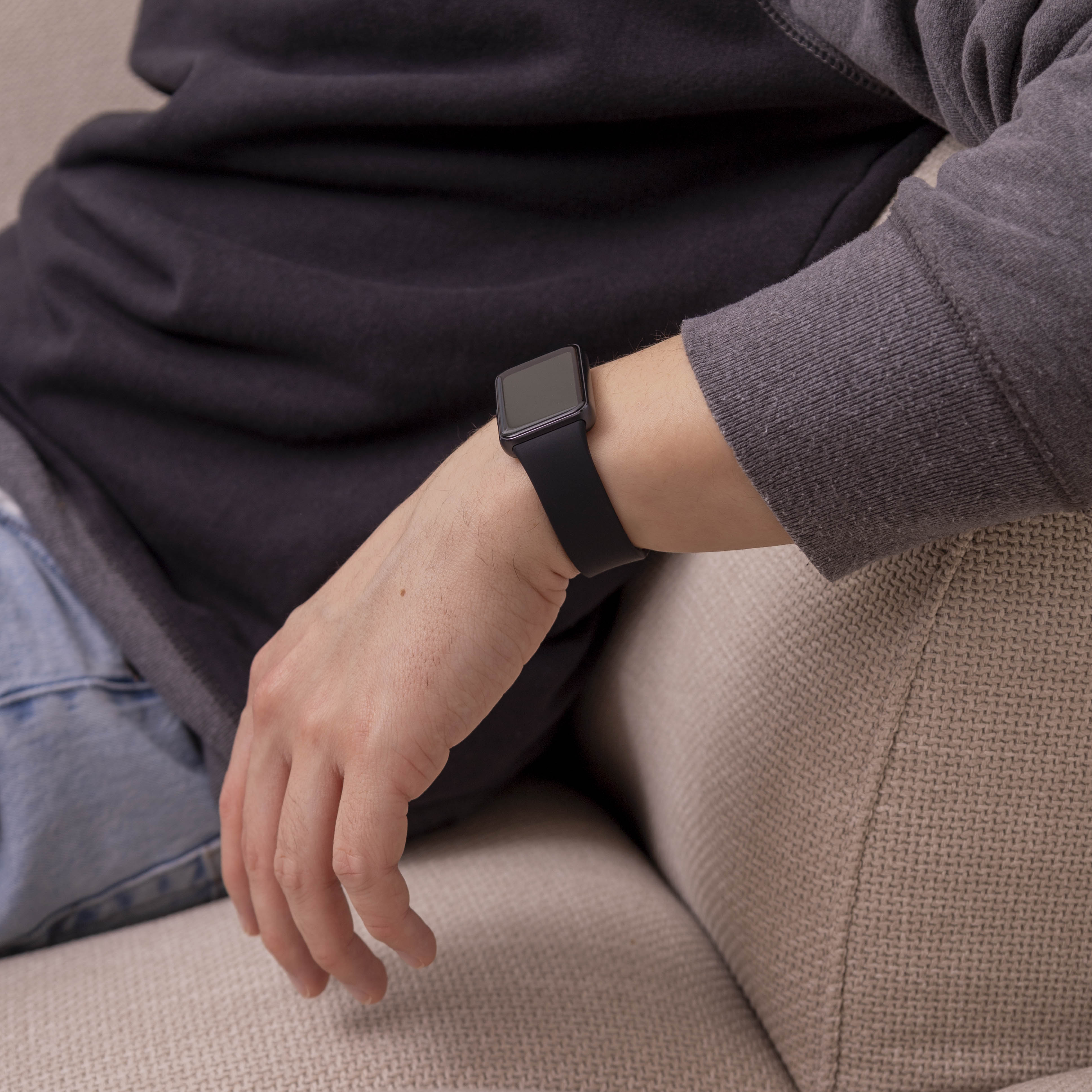 Correa silicona Samsung Galaxy Fit 3 (negro)
