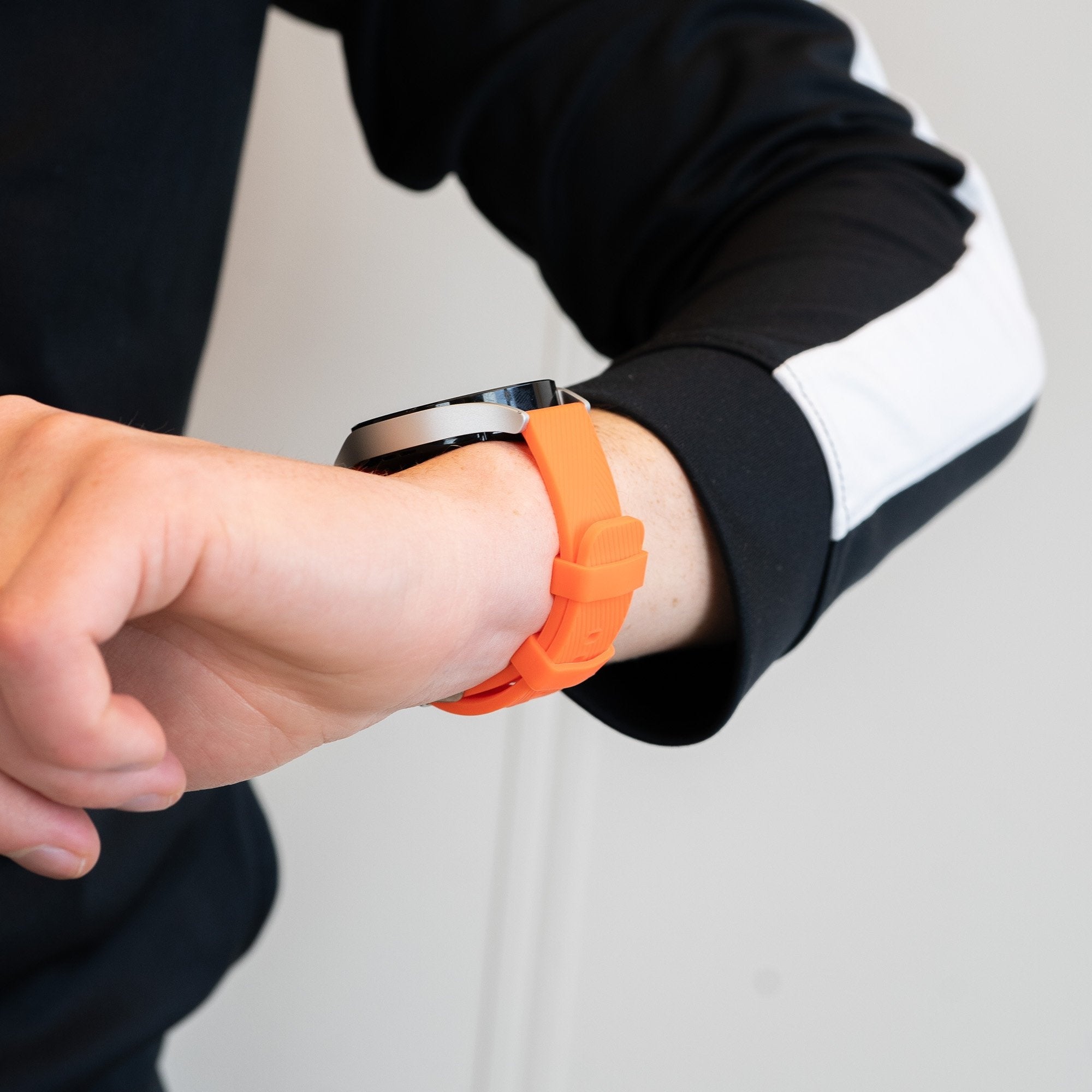 Bandz Correa silicona 'Deluxe' Huawei Watch GT 7 Pro (naranja)