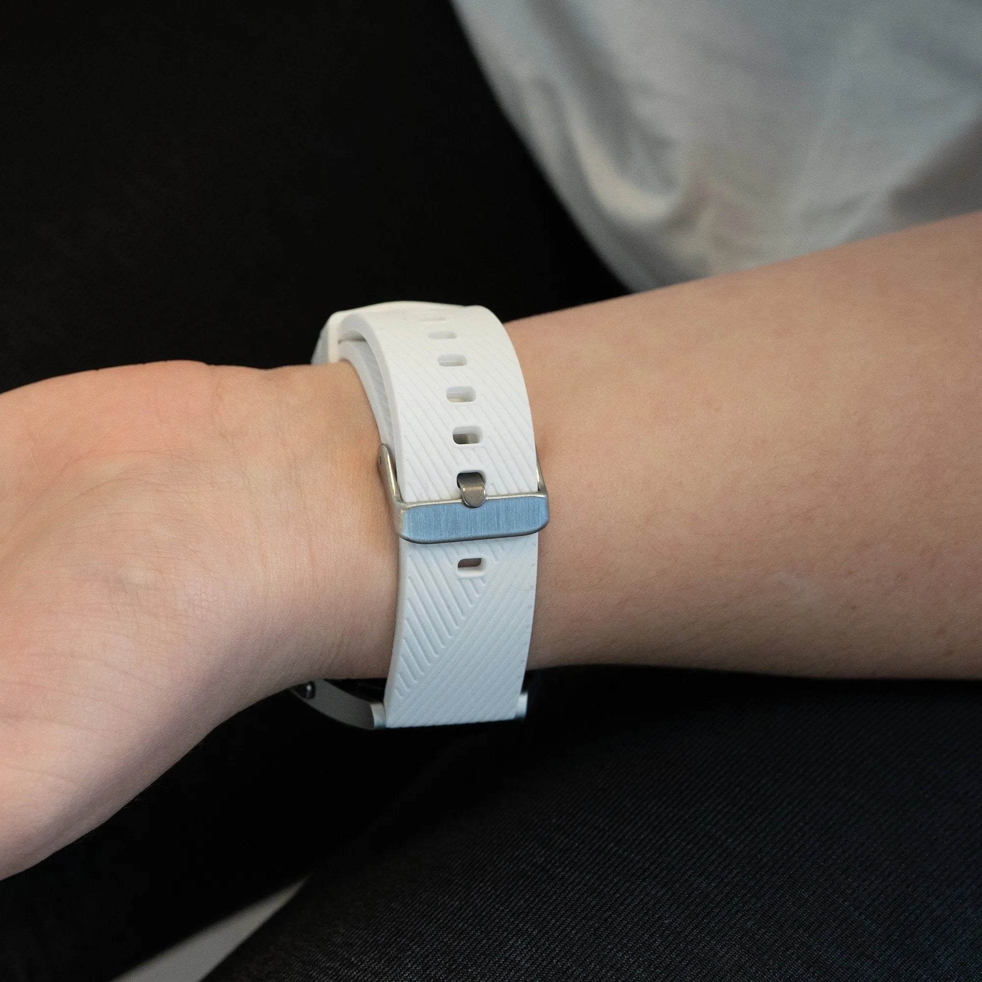 Bandz Correa silicona 'Deluxe' Denver SWG 345 (blanco)