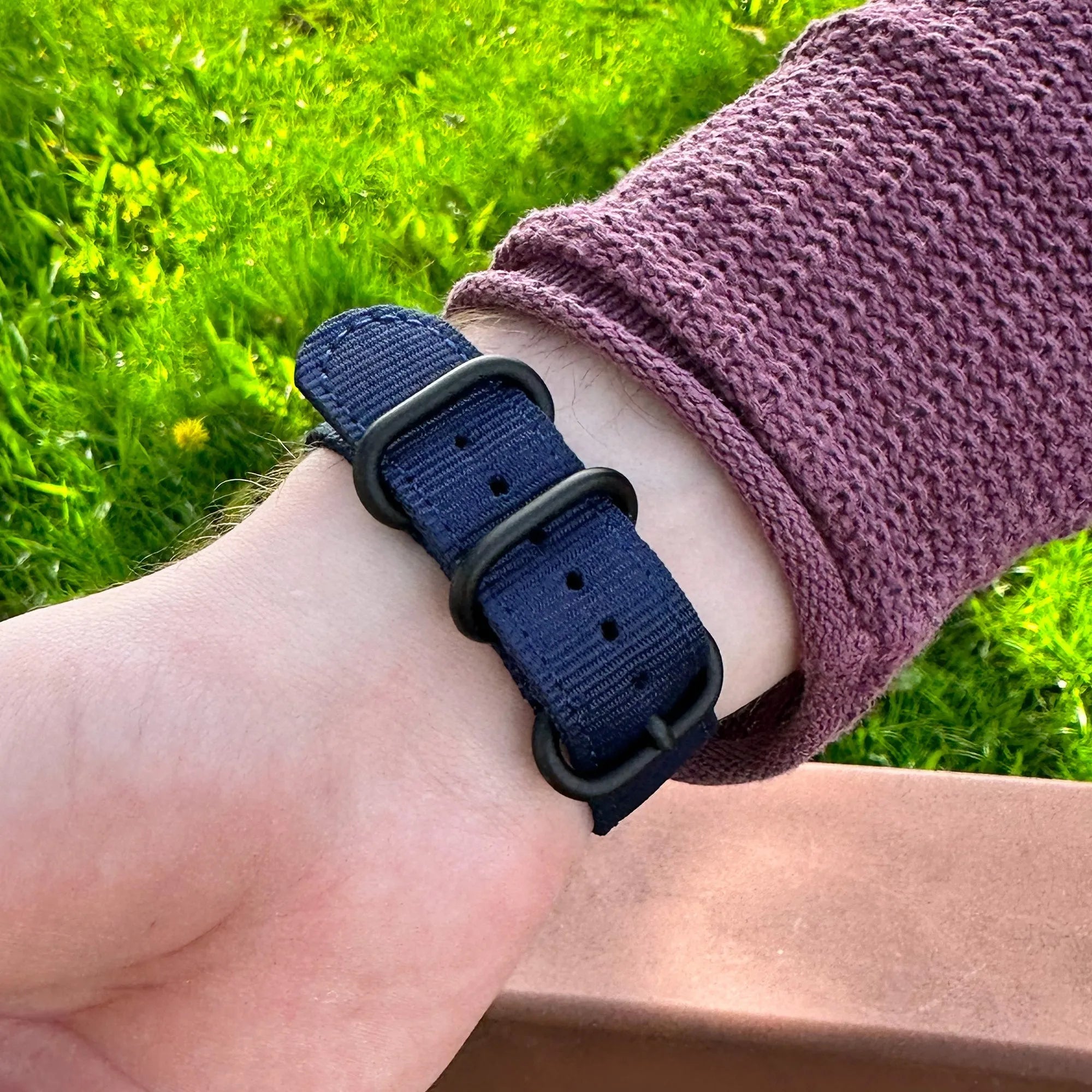 Coros Apex 2 Nylon Buckle Strap (Blue)