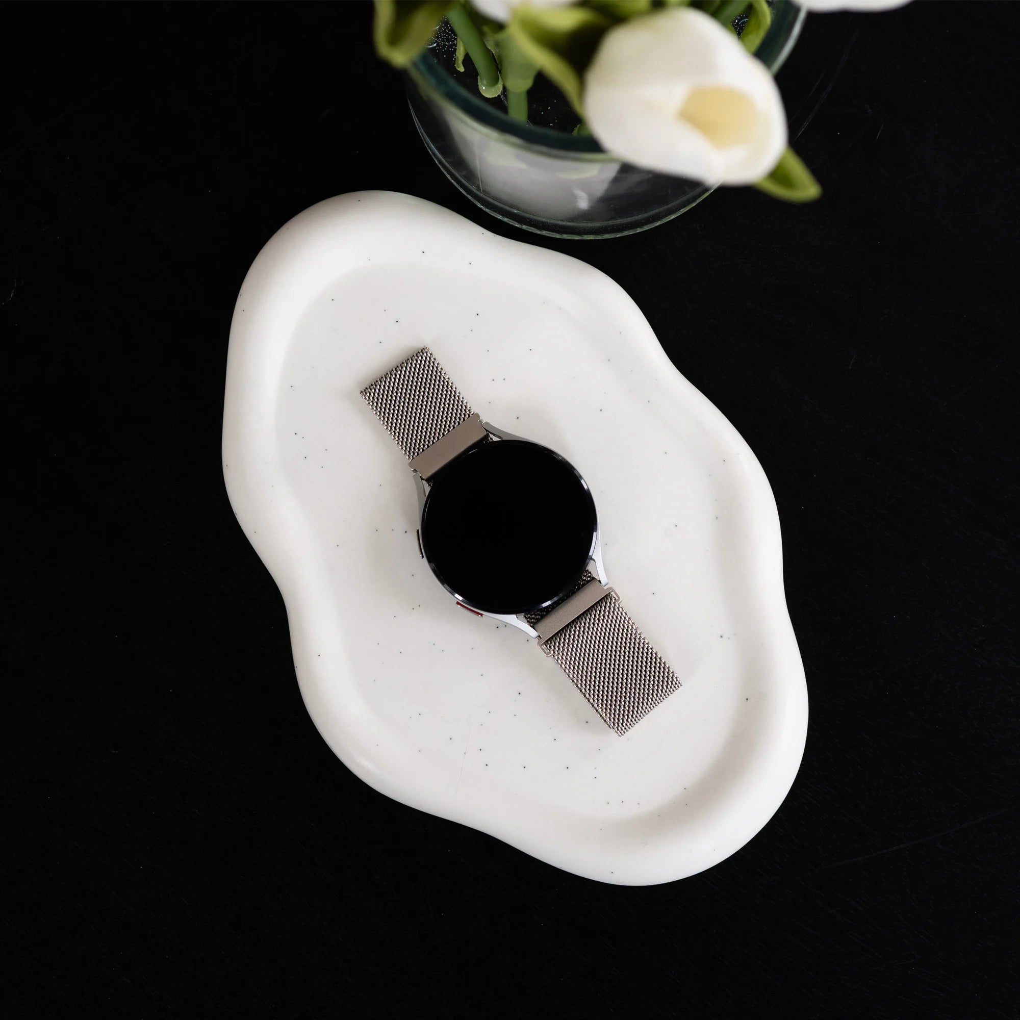 Correa milanesa Samsung Galaxy Watch 6 - 40mm ()blanco estrella