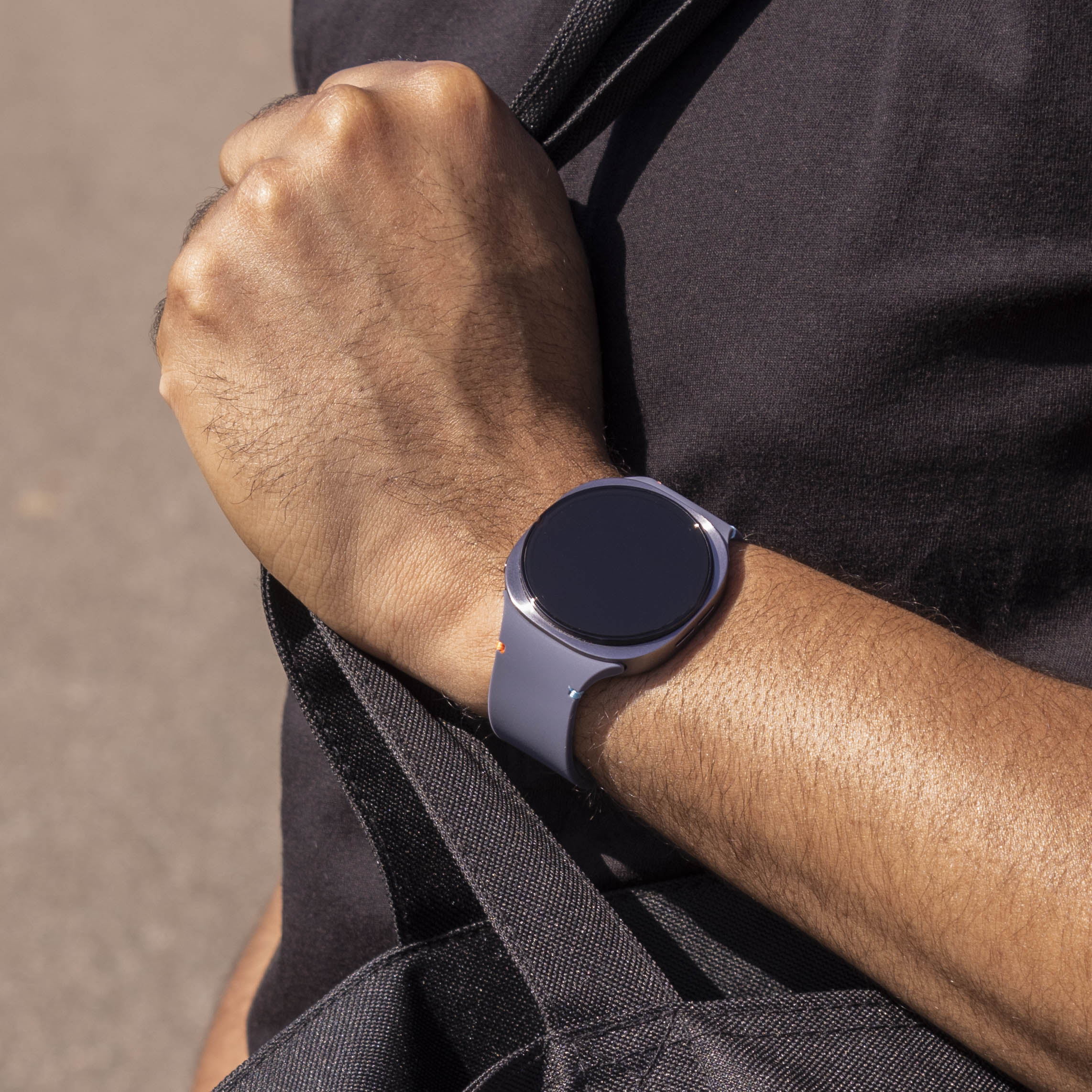 Samsung Galaxy Watch 9 - 44mm Silicone Strap (Grey-Blue)